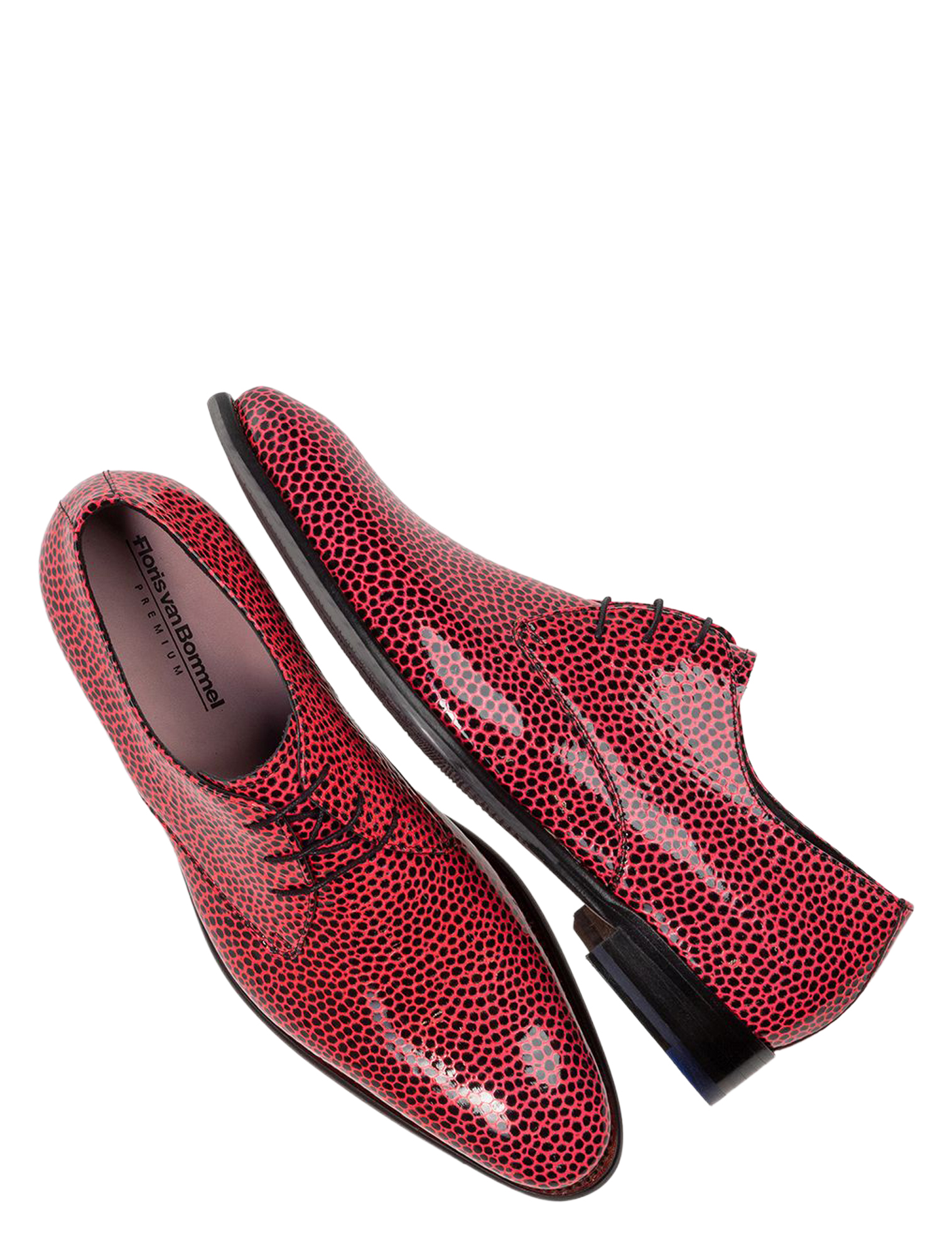 Floris van Bommel - De Stapper 30194 80-03 Red G+Wijdte - Heren - Veterschoenen - Nette Veterschoenen - 51447_44_3