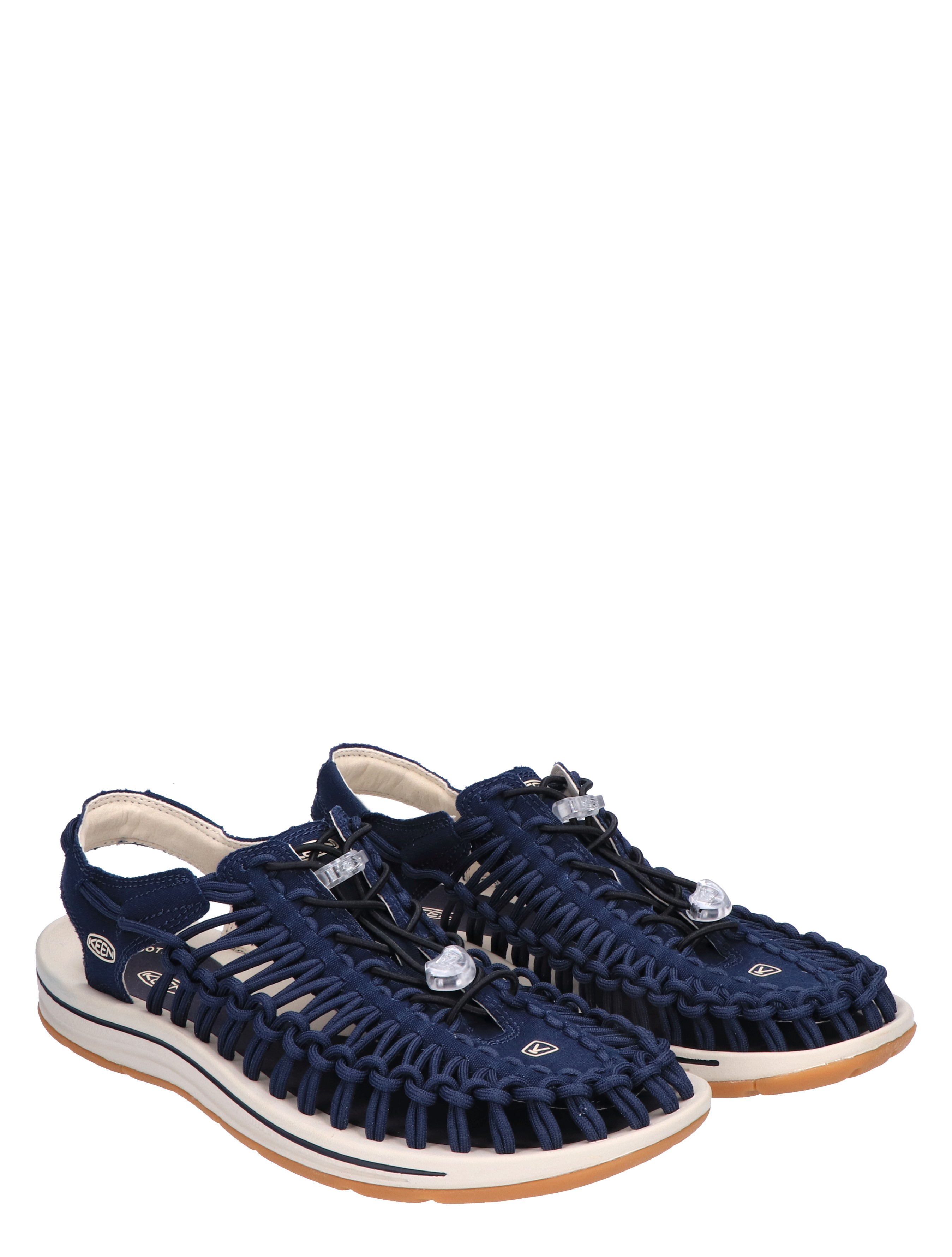 Keen Footwear - Uneek Canvas Open Air Sneaker Navy Birch - Heren - Sandalen - 44812_33_5