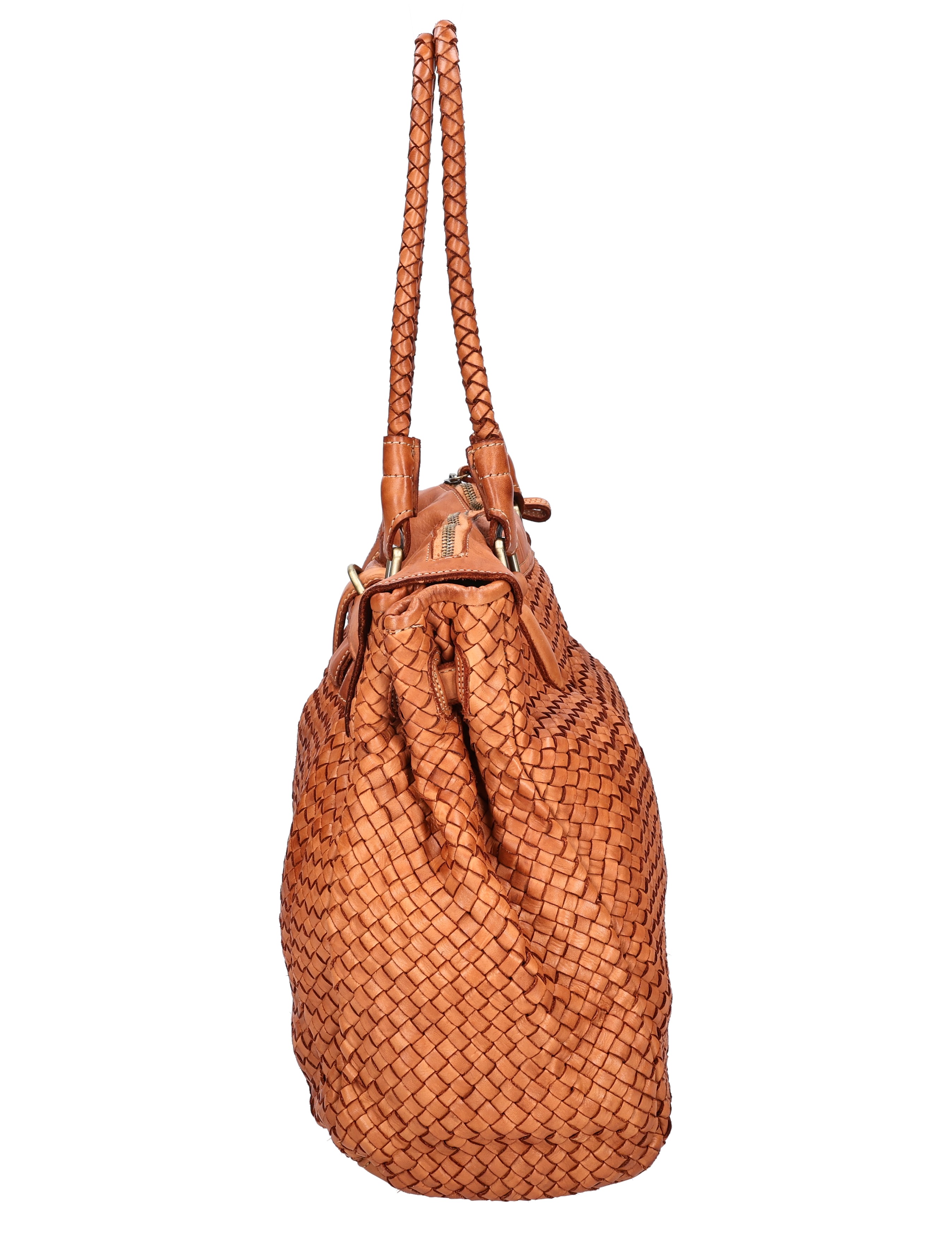 bag, handtas, tan, woven, hobo bag