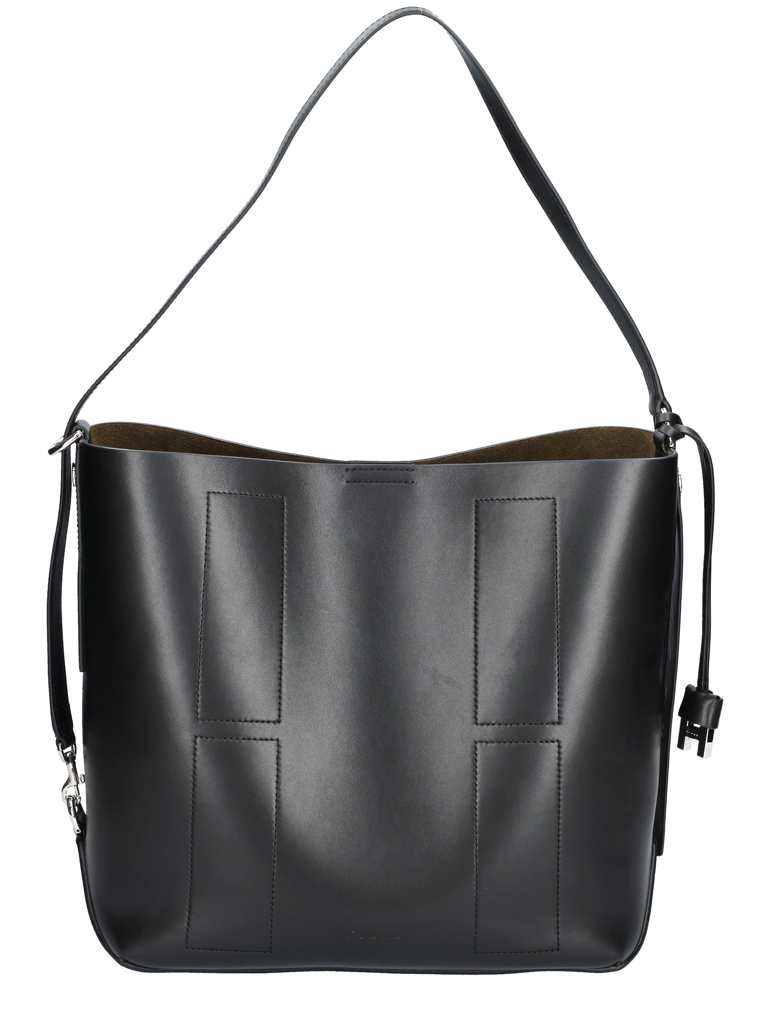 Hogan - Hobo Bag Media Black - Dames - Schoudertassen - 48115_11_1