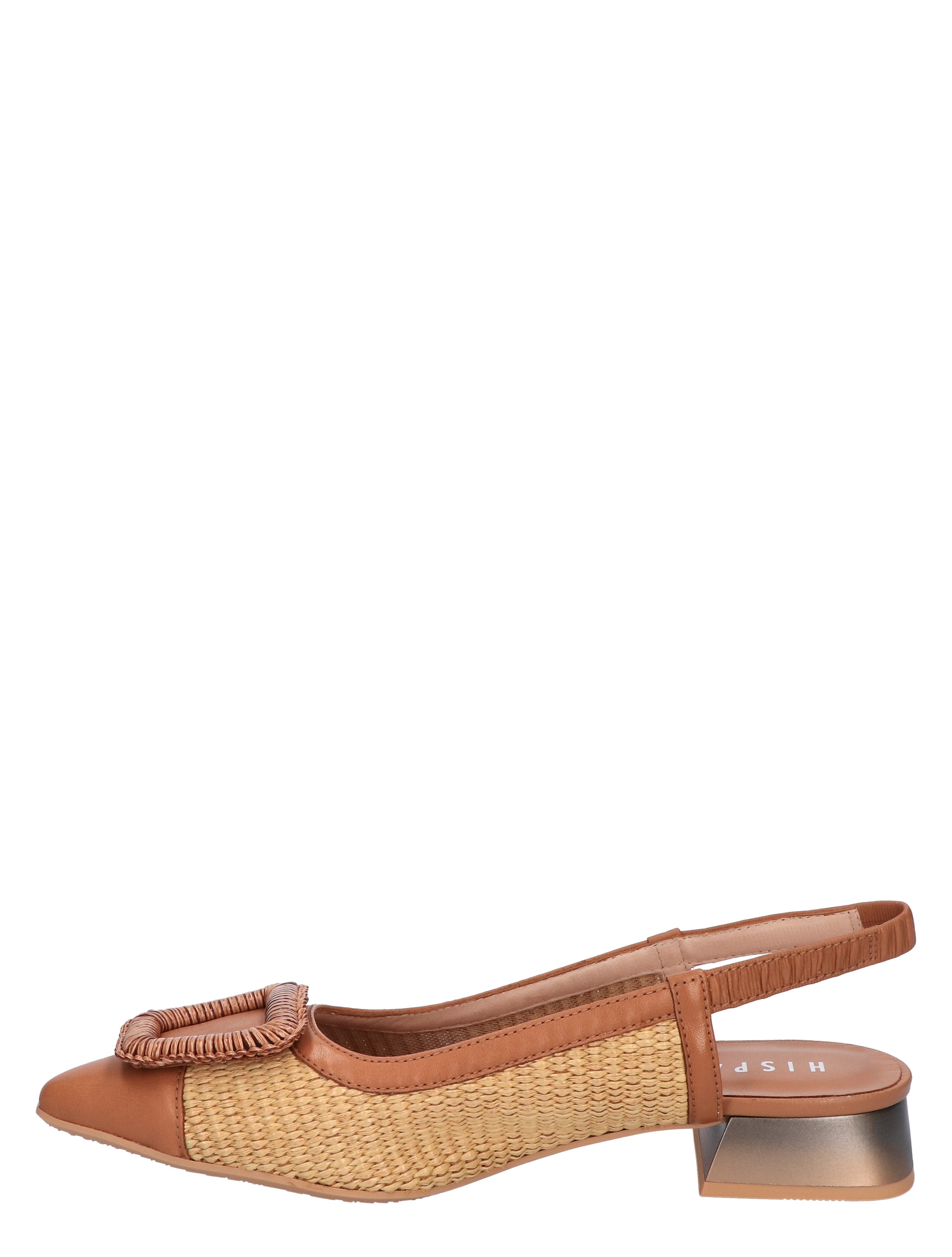 Hispanitas - RHV254046 Rafia Brown Natural - Dames - Slingbacks - 47402_27_2