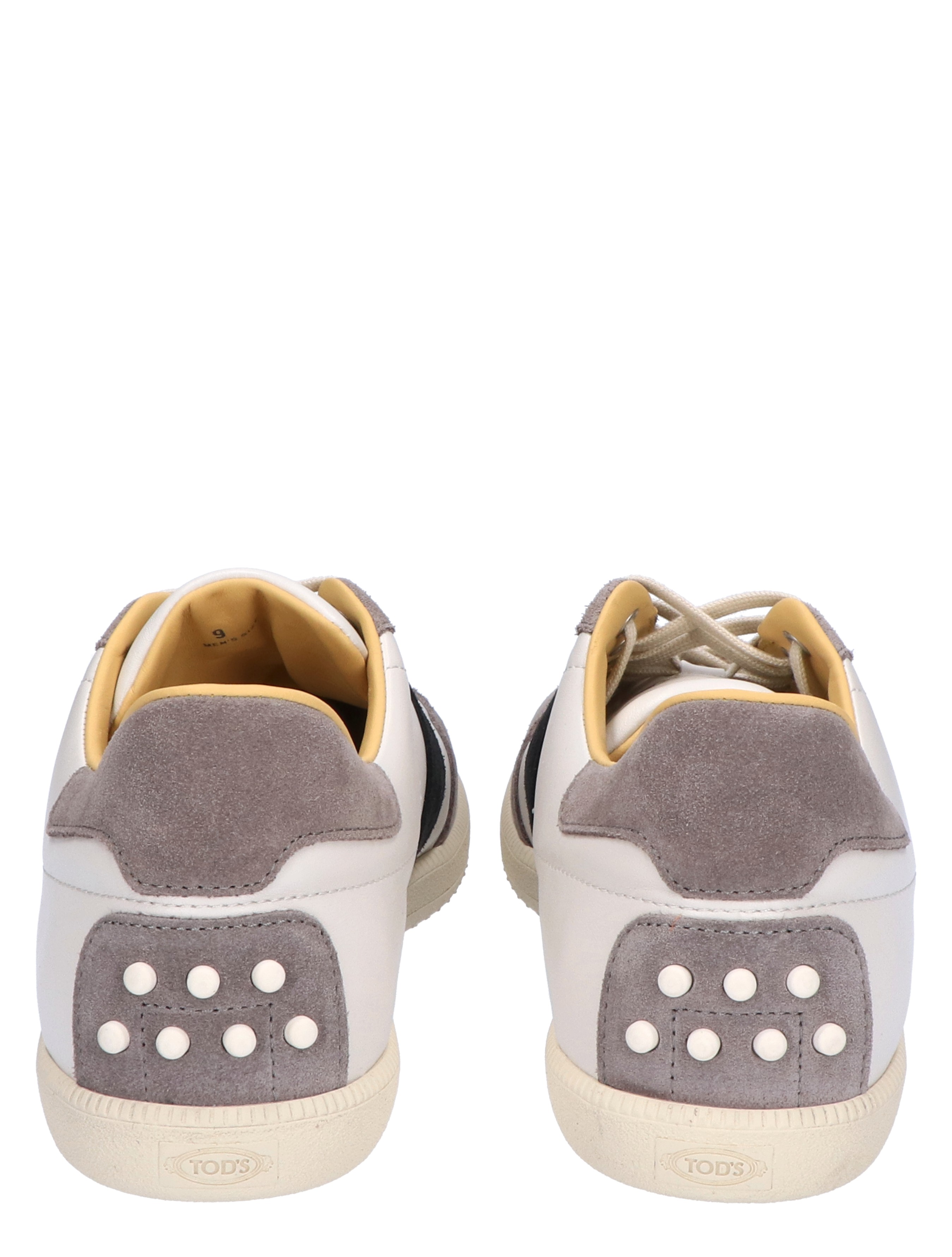 Tabs Sneaker in Leather CF14 White Black