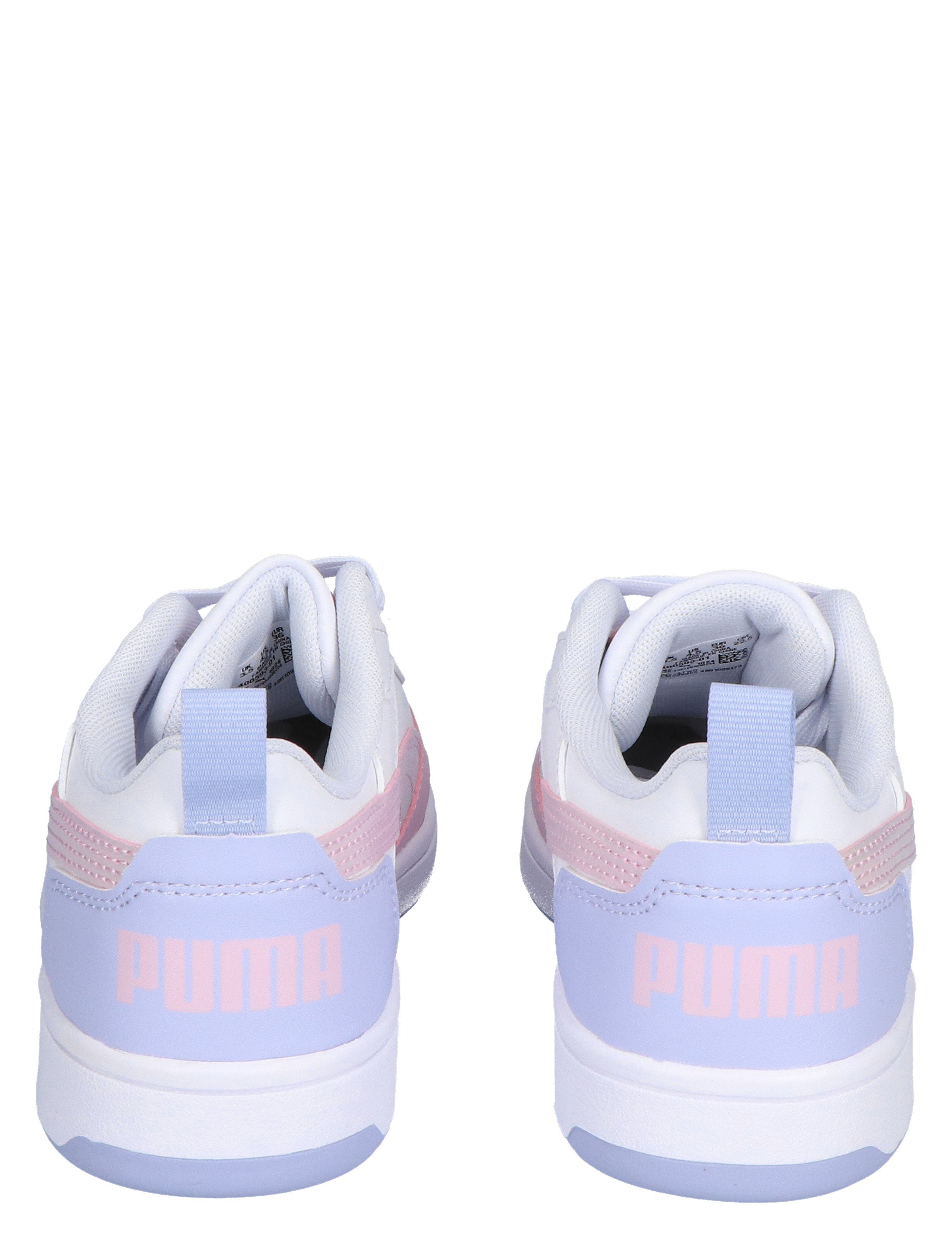Puma - Rebound V6 Low Blurry Dreams White Mauve Cool - Meisjes - Lage Sneakers - Sneakers - 46455_84_7