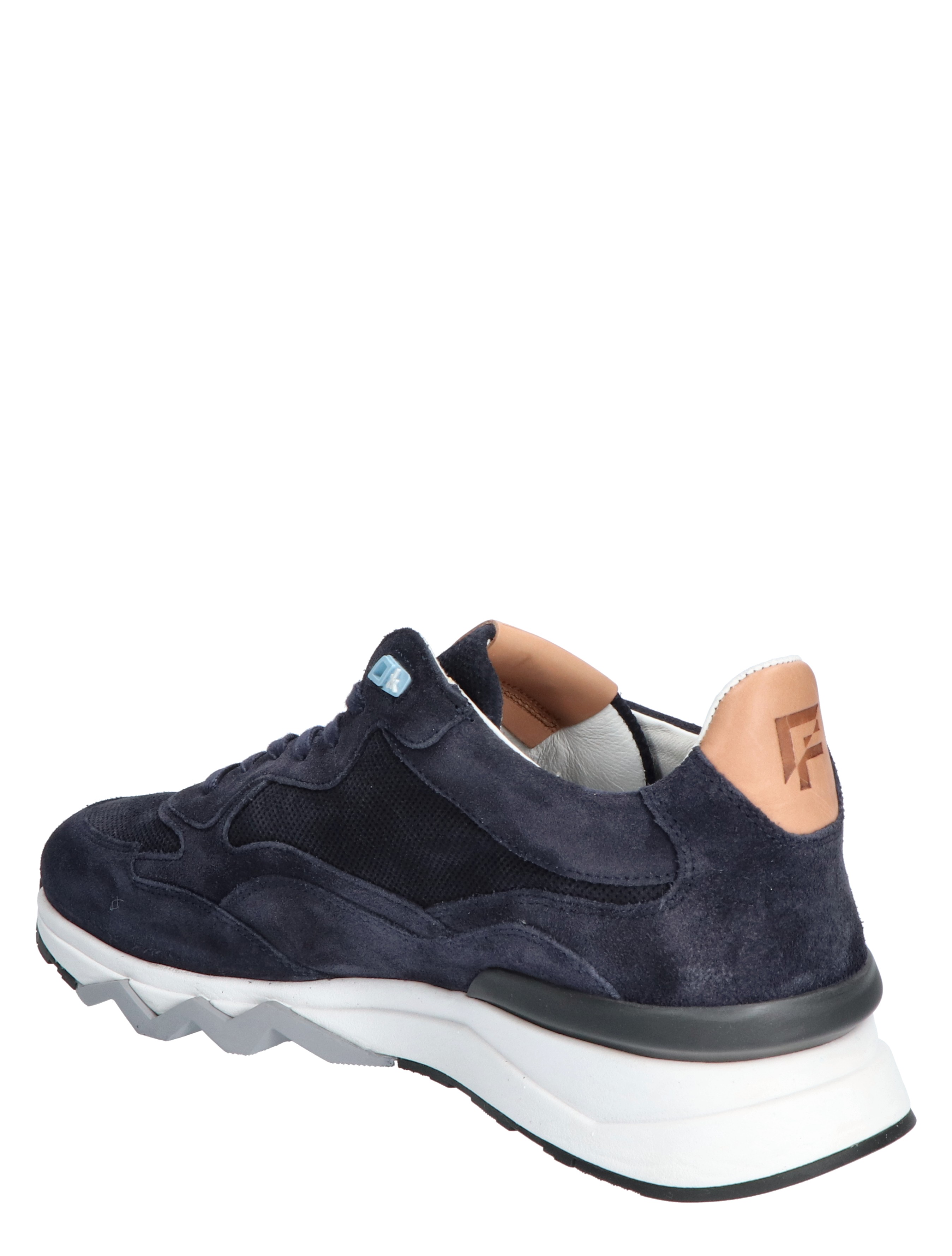 Floris van Bommel - De Zager 02.18 Dark Blue G+ Wijdte - Heren - Lage Sneakers - Sneakers - 41322_33_4