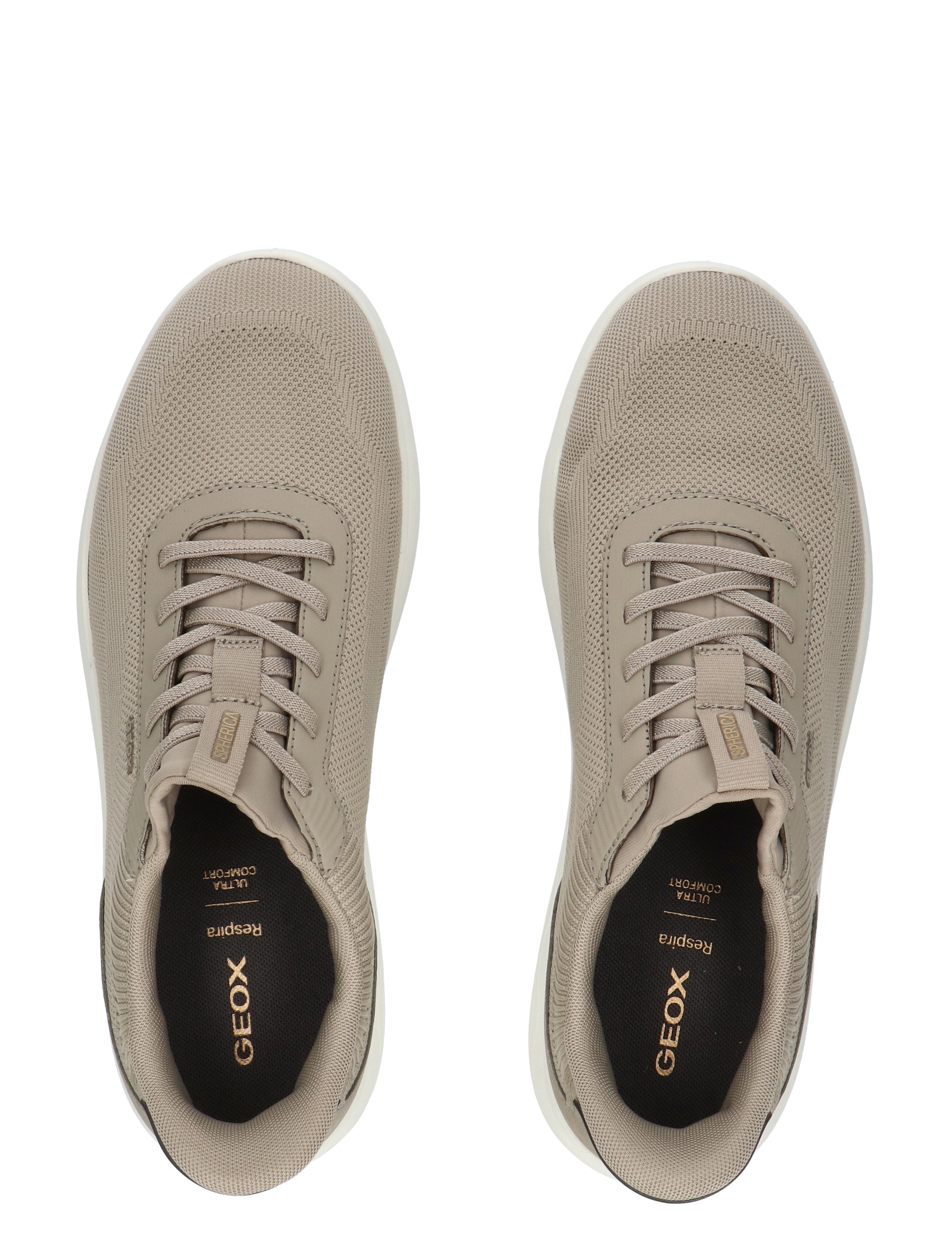 Geox - U55MPA Spherica Plus Men Sand - Heren - Sneakers - Slip On Sneakers - 49741_77_7