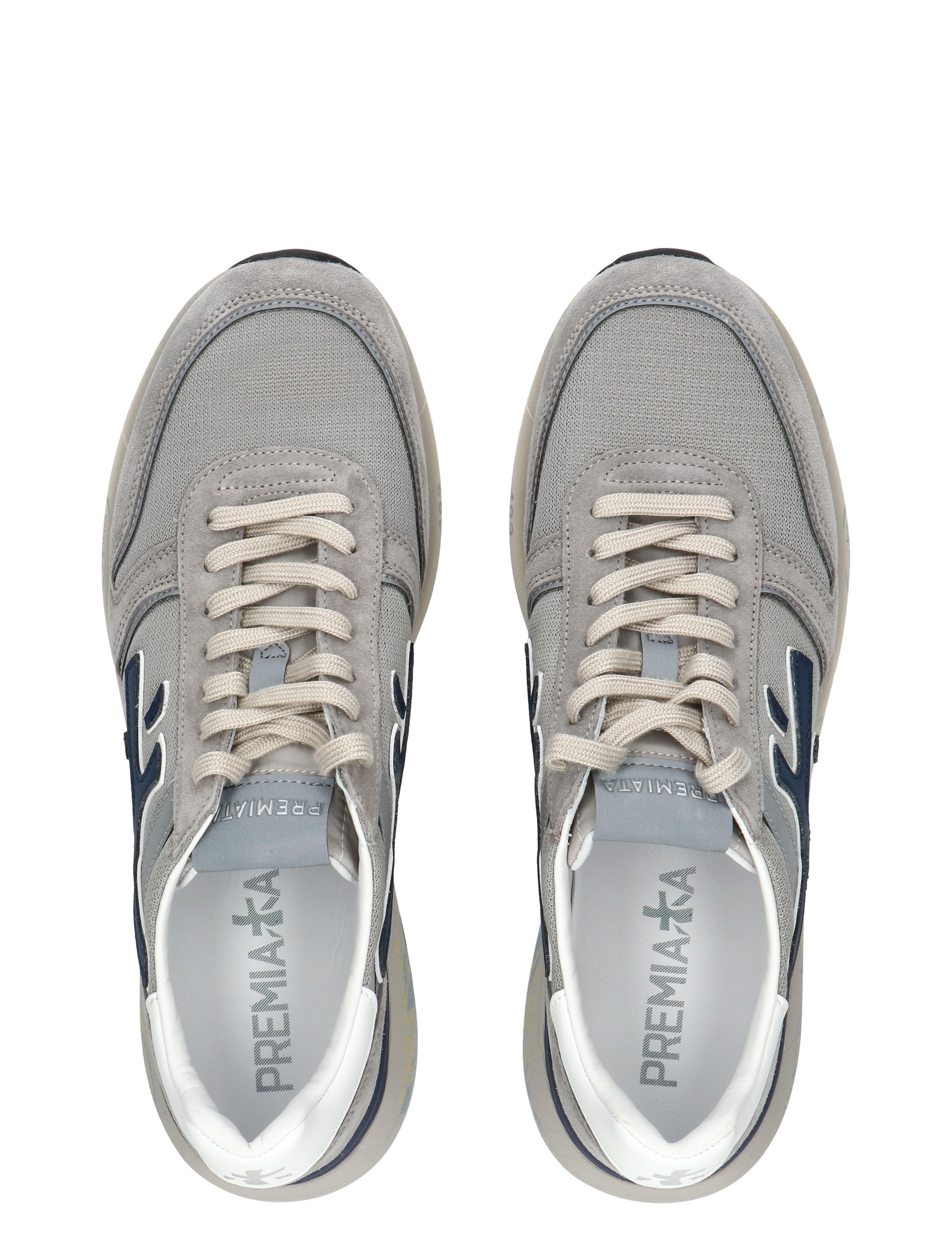 Premiata - Mick Men 8001 Grey Blue - Heren - Lage Sneakers - Sneakers - 50180_73_8