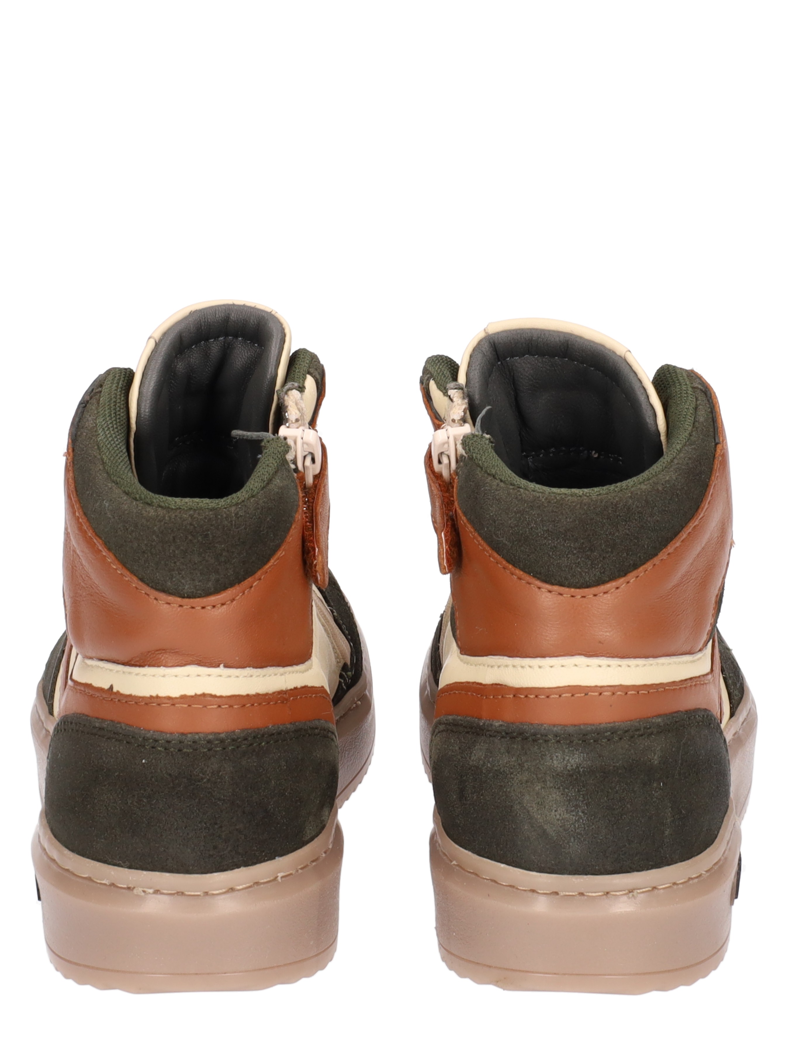 Hip - H1665 Green Combi - Meisjes - Jongens - Sneakers - Sneakers - Hoge Sneakers - Hoge Sneakers - 42433_67_5