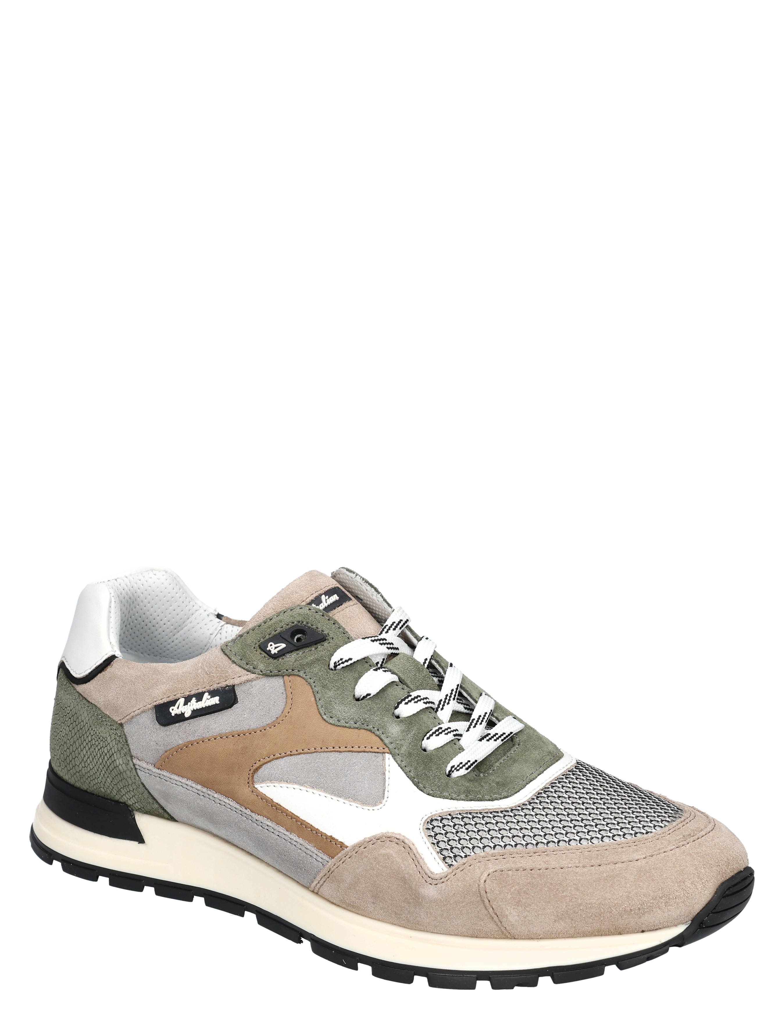 Australian - Tiago  15.1669.02.U02 Beige Green - Heren - Veterschoenen - Casual Veterschoenen - 50783_76_3