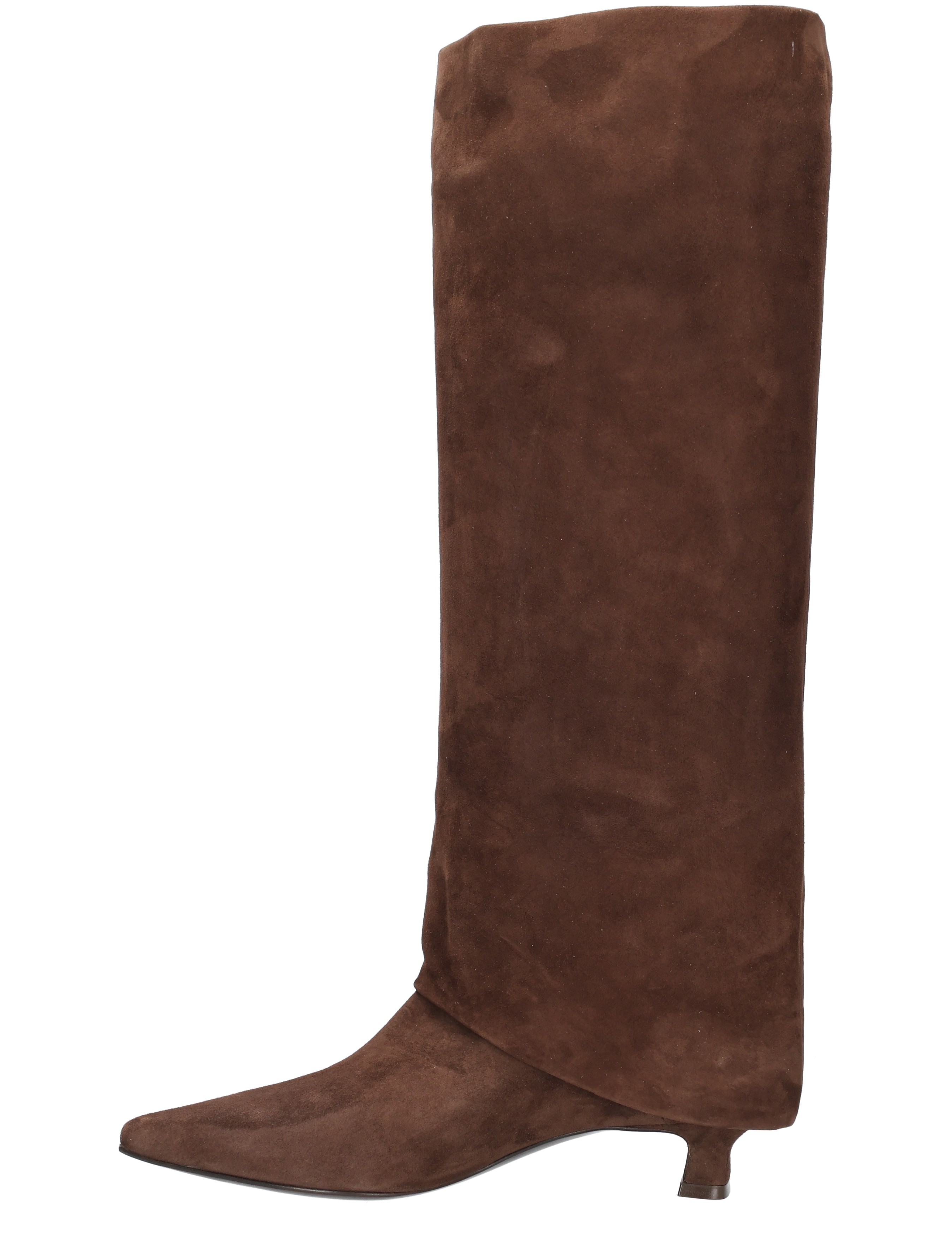 Julie Dee - BR301 Camoscio 28 Moro - Dames - Boots - Lange Laarzen - 49182_22_2