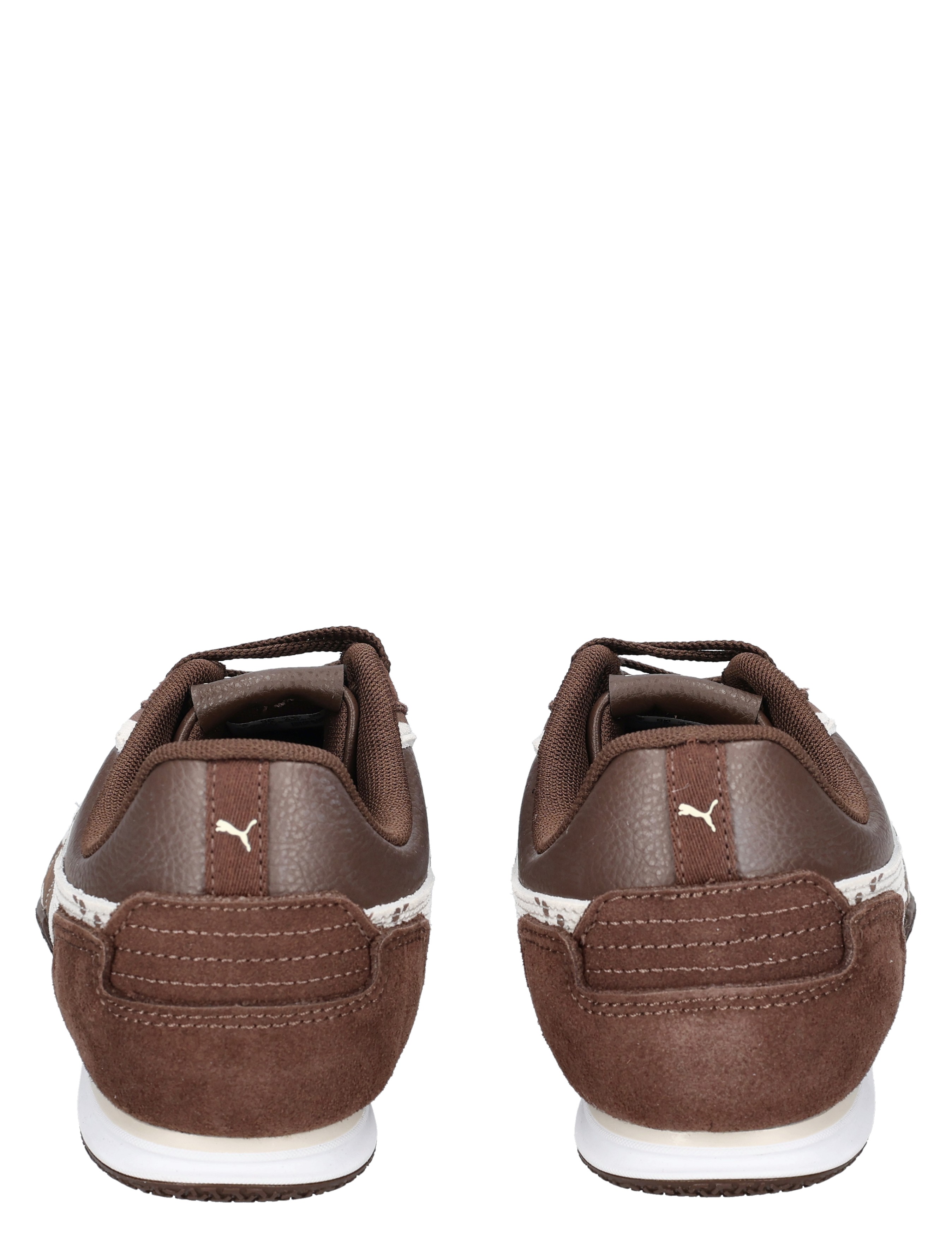 sneakers, bruine schoen, leer, sportschoen, geverfd patroon