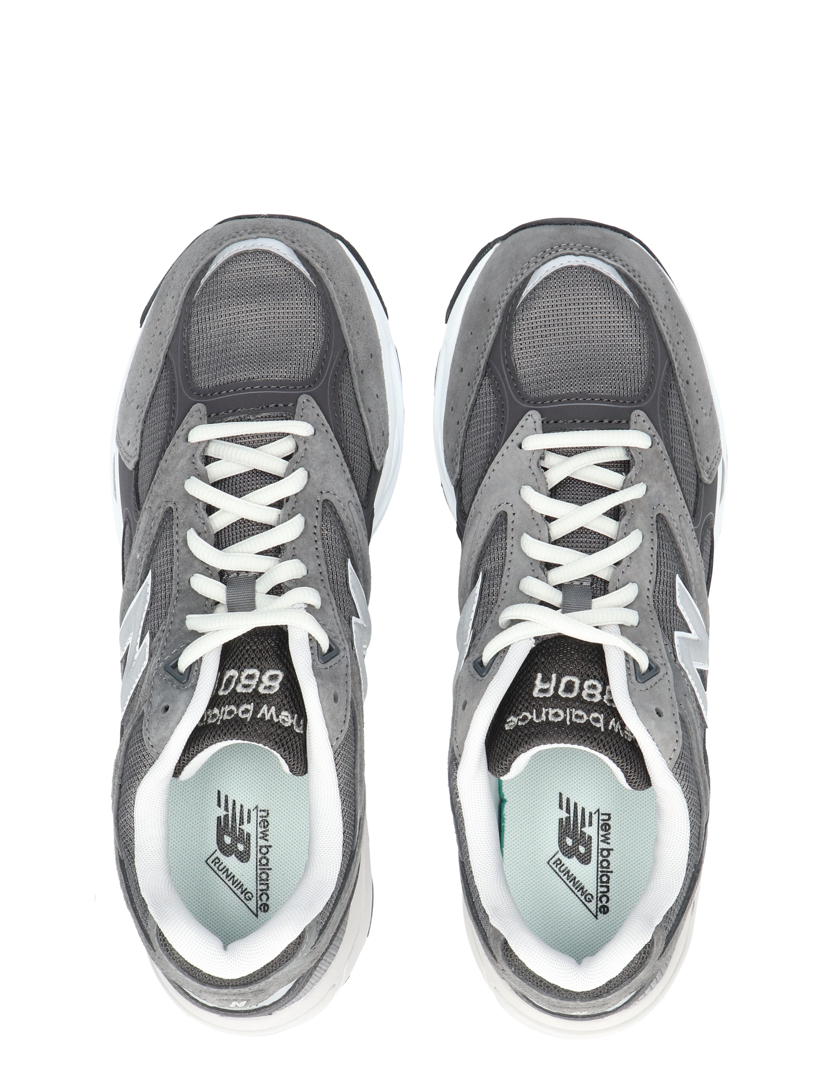 sneakers, grijs, mesh, veter, hardloopschoenen