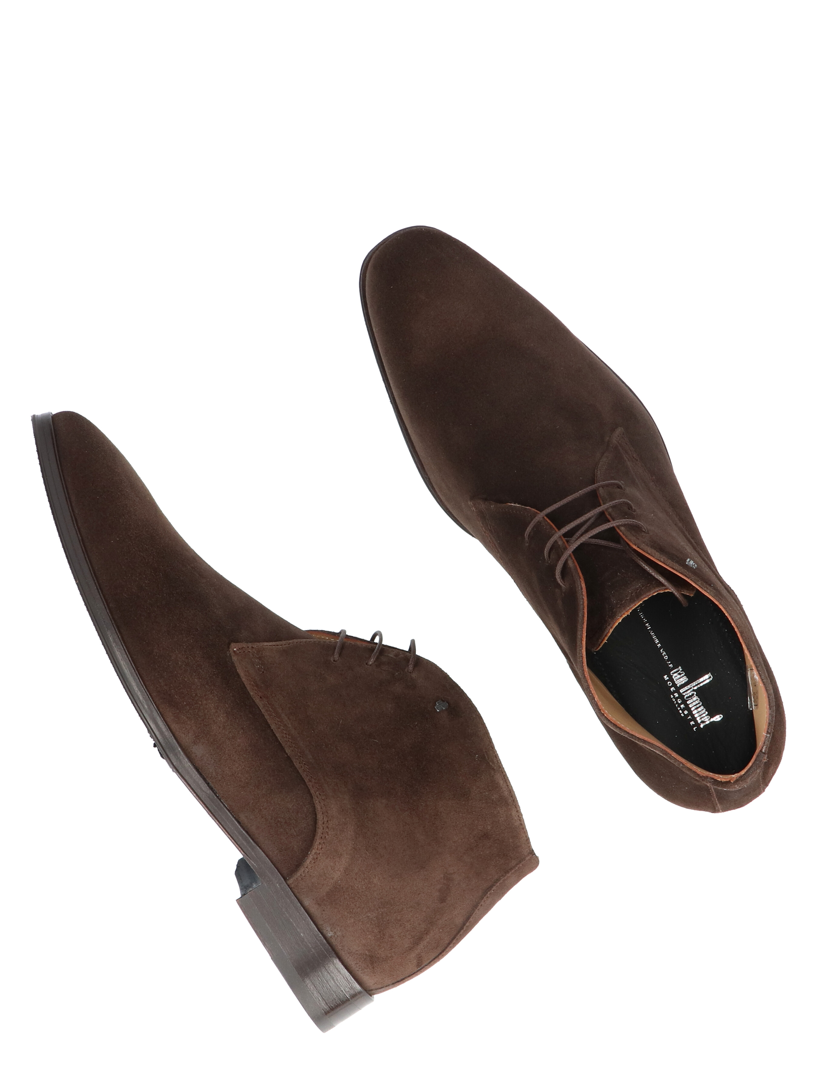 Van Bommel - 50032 Matra 02.02 Dark Brown I-Wijdte - Heren - Veterschoenen - Nette Veterschoenen - 39774_22_5