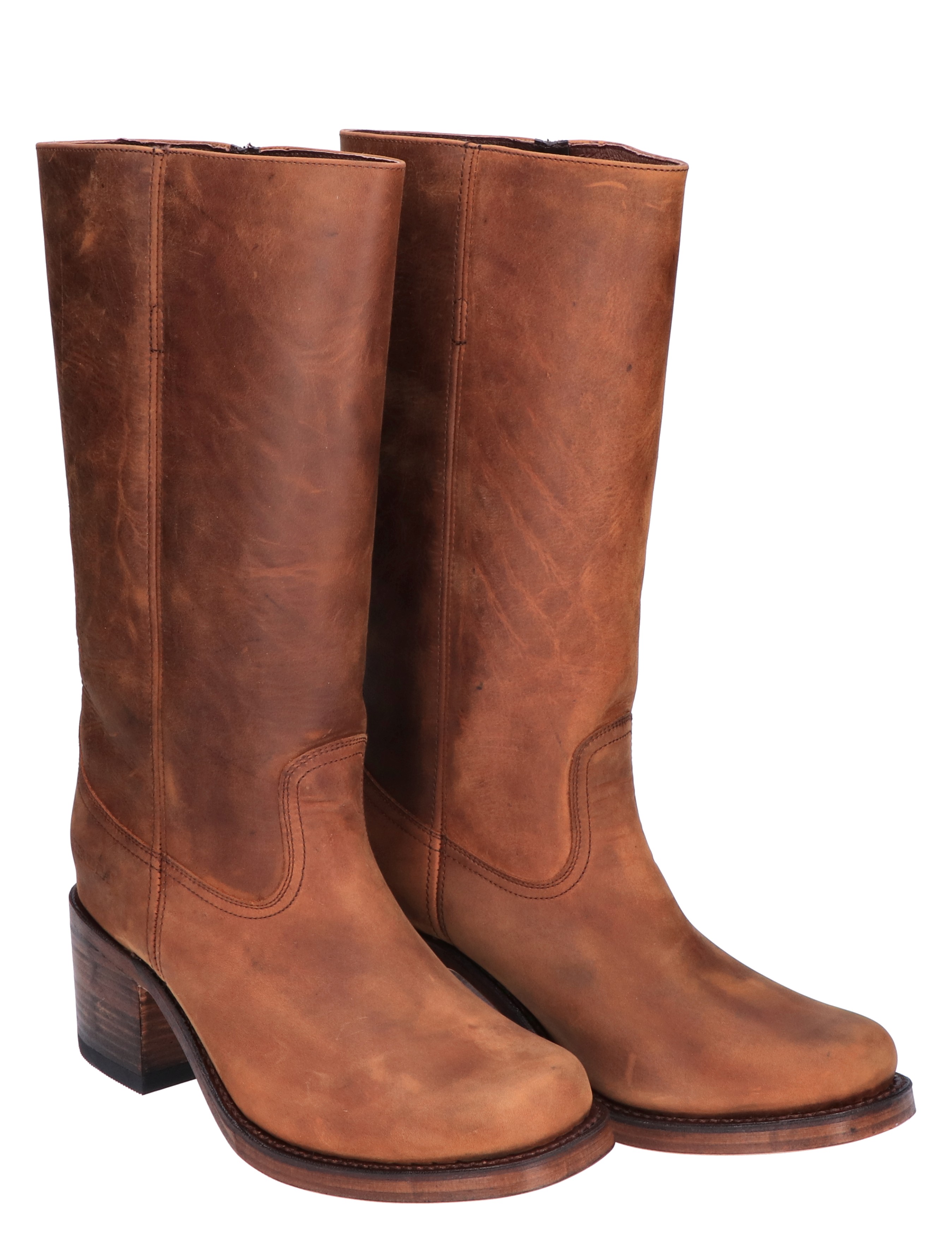 Sendra - 18491 Daisy Toledo Bronco Cognac - Dames - Boots - Lange Laarzen - 45948_22_5