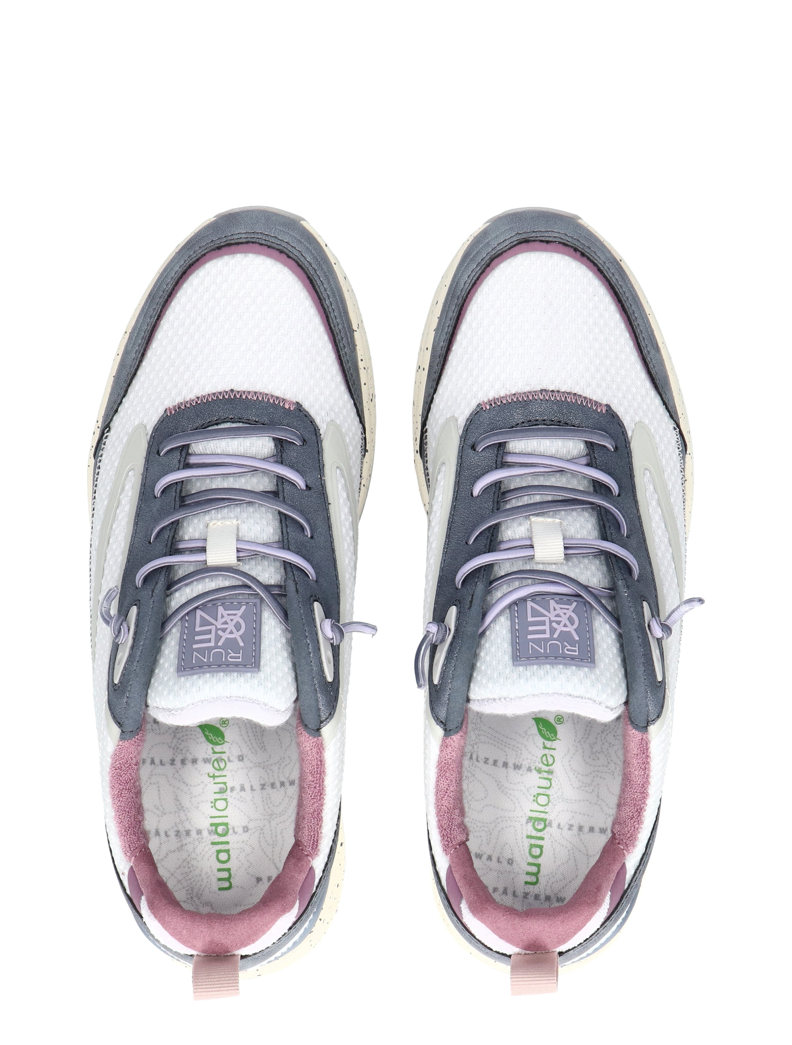 Waldlaufer - H-Charlie Purple White H-Wijdte - Dames - Veterschoenen - Casual Veterschoenen - 50389_38_8