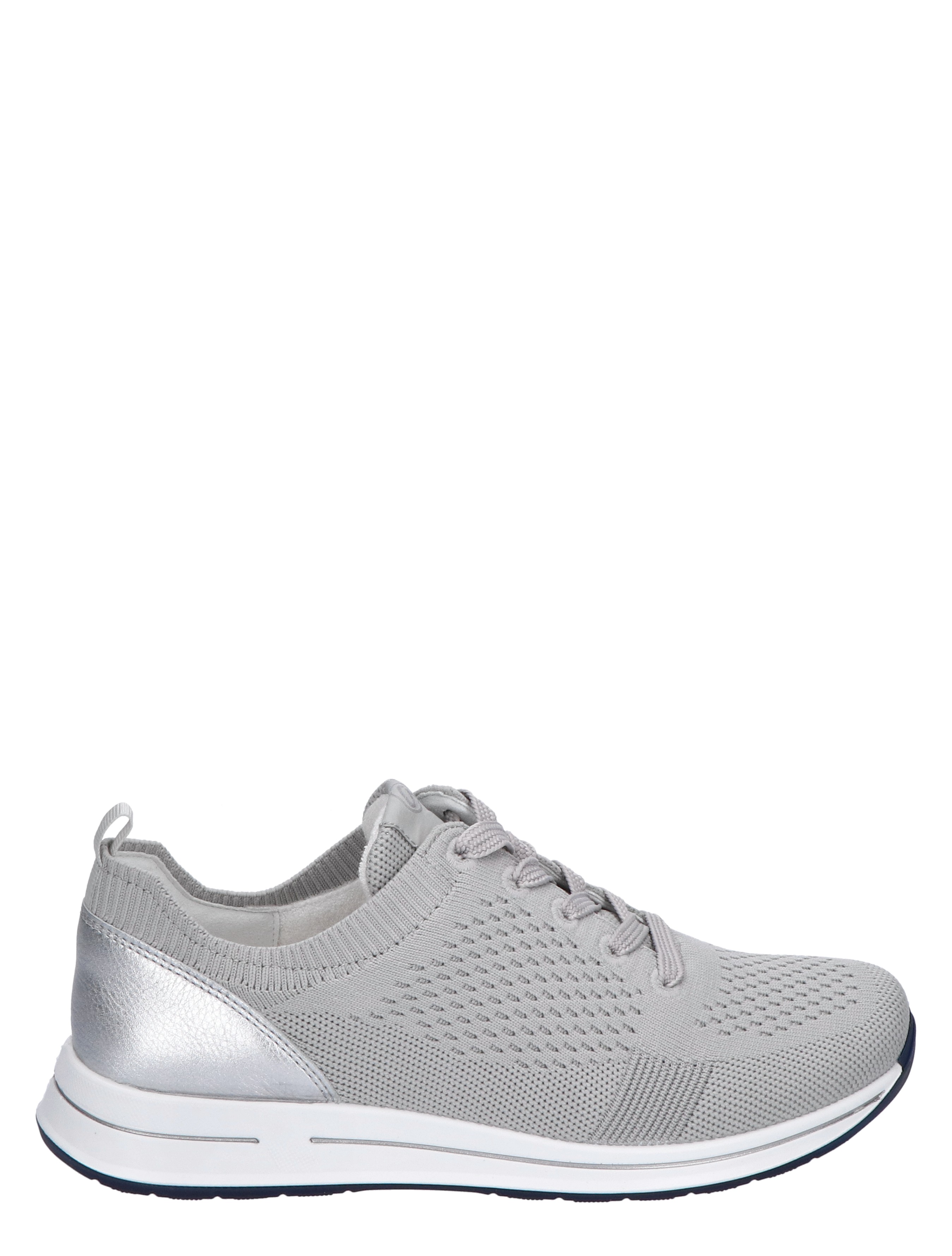 Ara - 12-24807-06 Silver H-Wijdte - Dames - Veterschoenen - Casual Veterschoenen - 44021_99_1