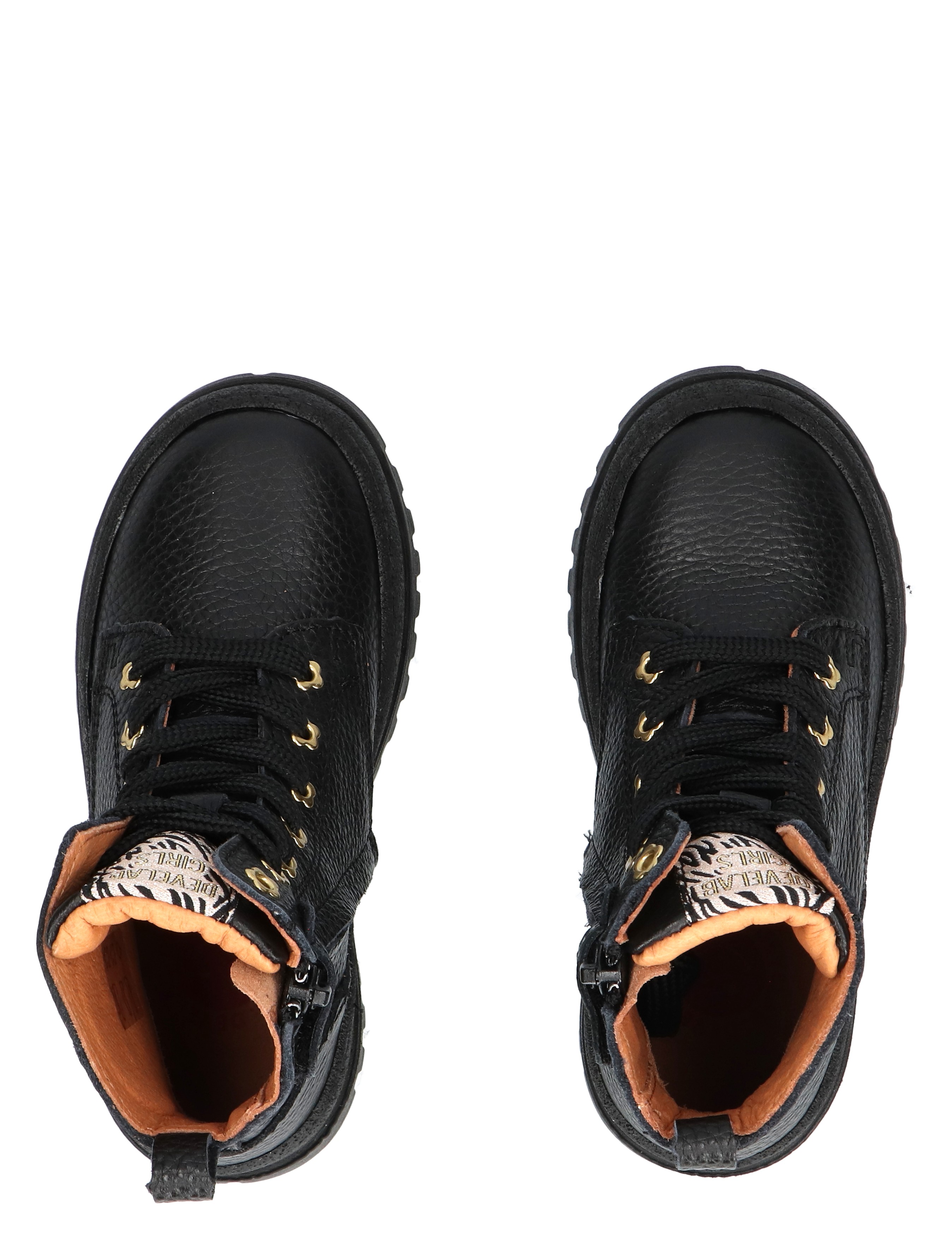 Develab - 47090 922 Black - Meisjes - Veter Boots - Boots - 49245_11_7