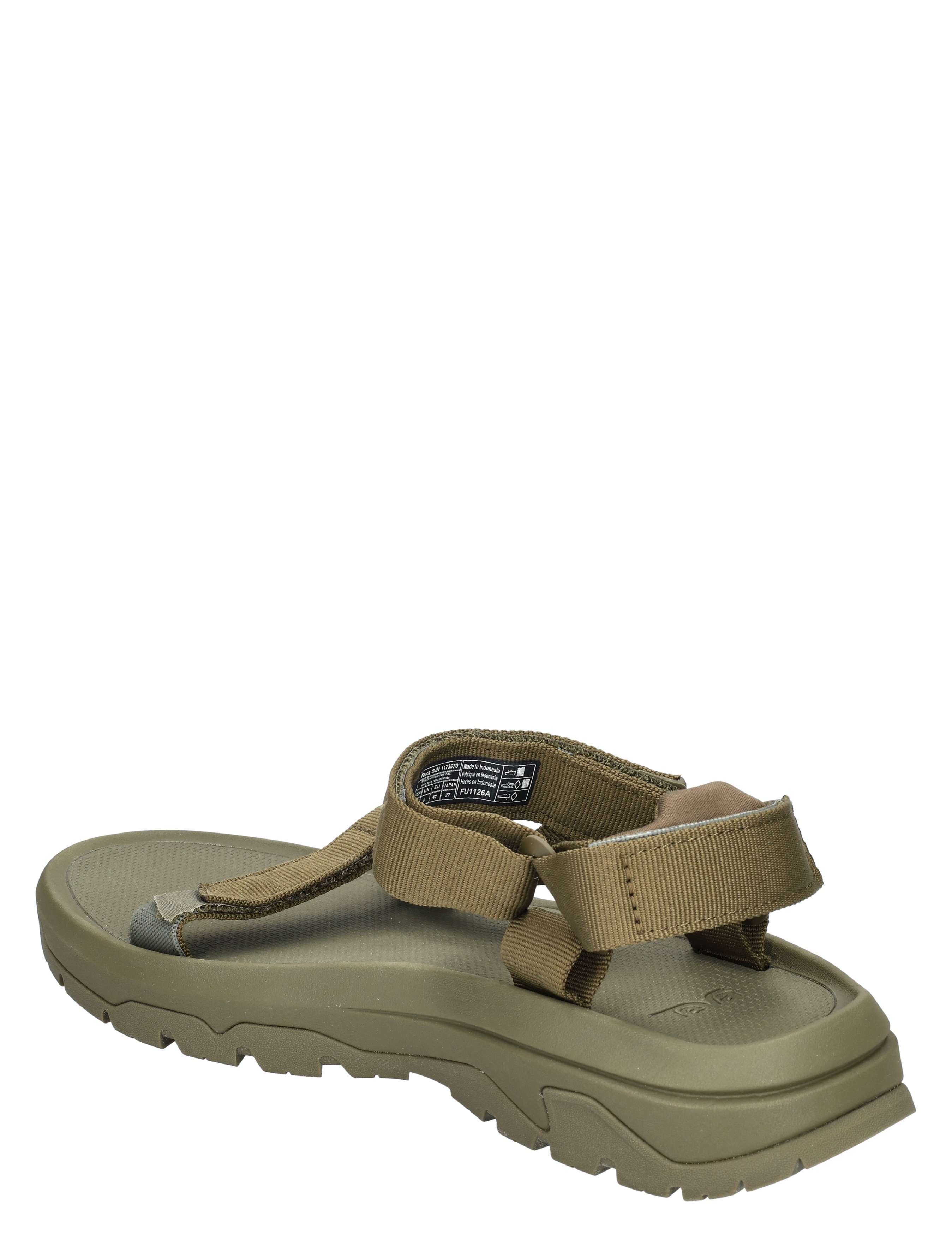 sandalen, sandale, tuil, tekstiel, militairgroen