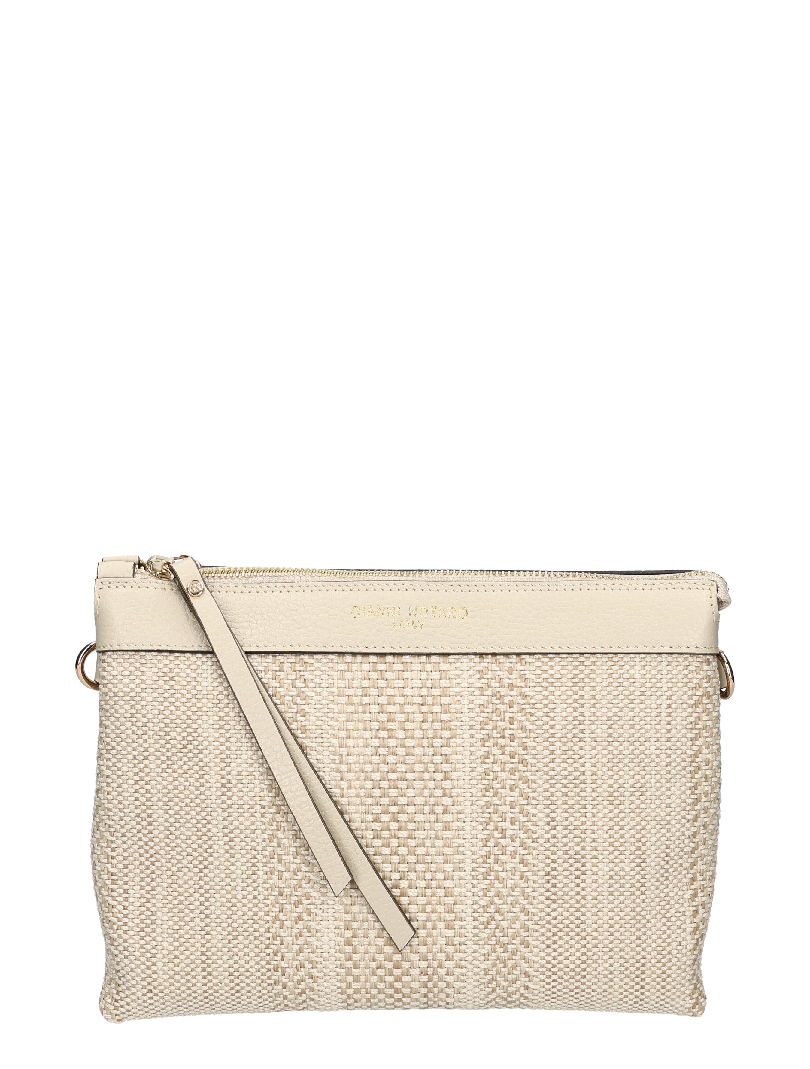 Carol J - 265 Rafia Bicolor Beige - Dames - Schoudertassen - 50698_77_1