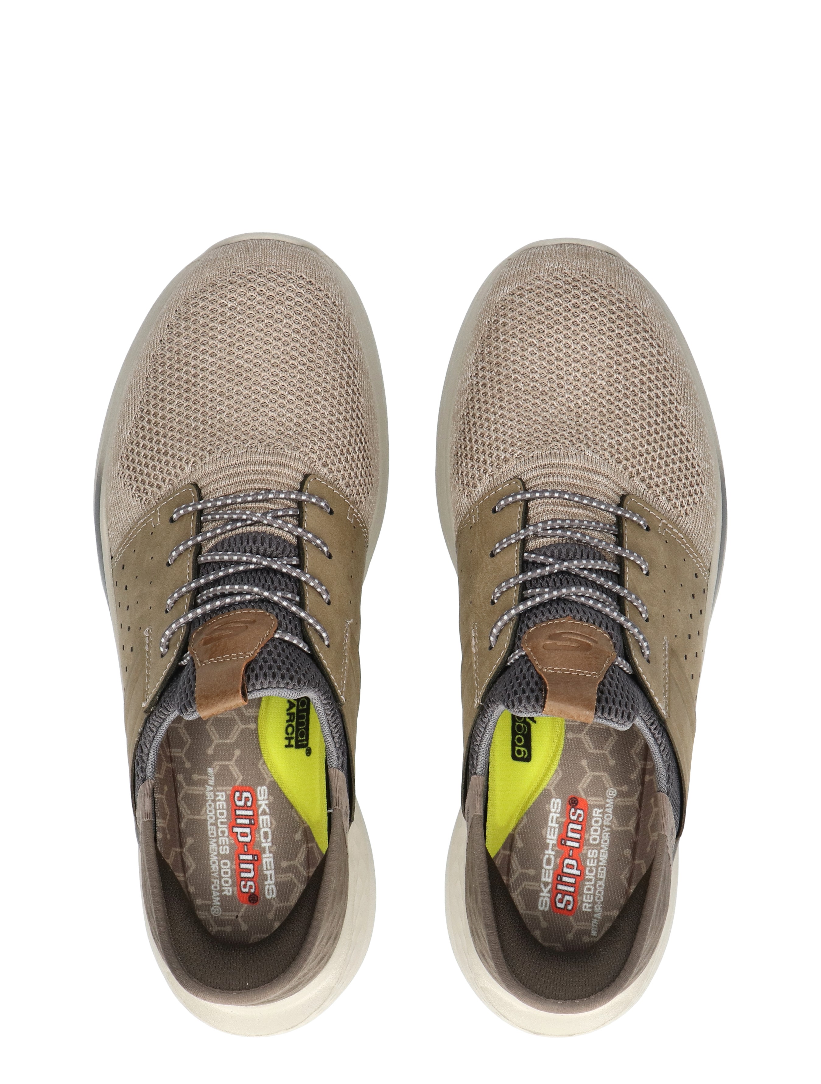 Skechers - 210811 Taupe - Heren - Veterschoenen - Casual Veterschoenen - 46715_77_8