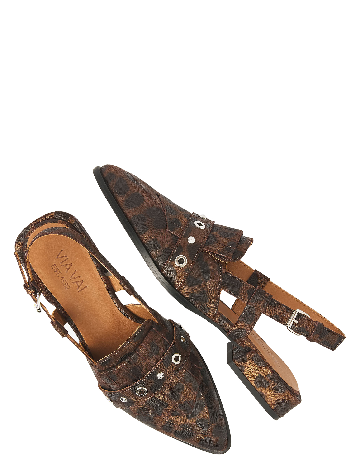 VIA VAI - Jazz Tammi 62347 01-1301 Leopard - Dames - Slingbacks - 50081_22_4