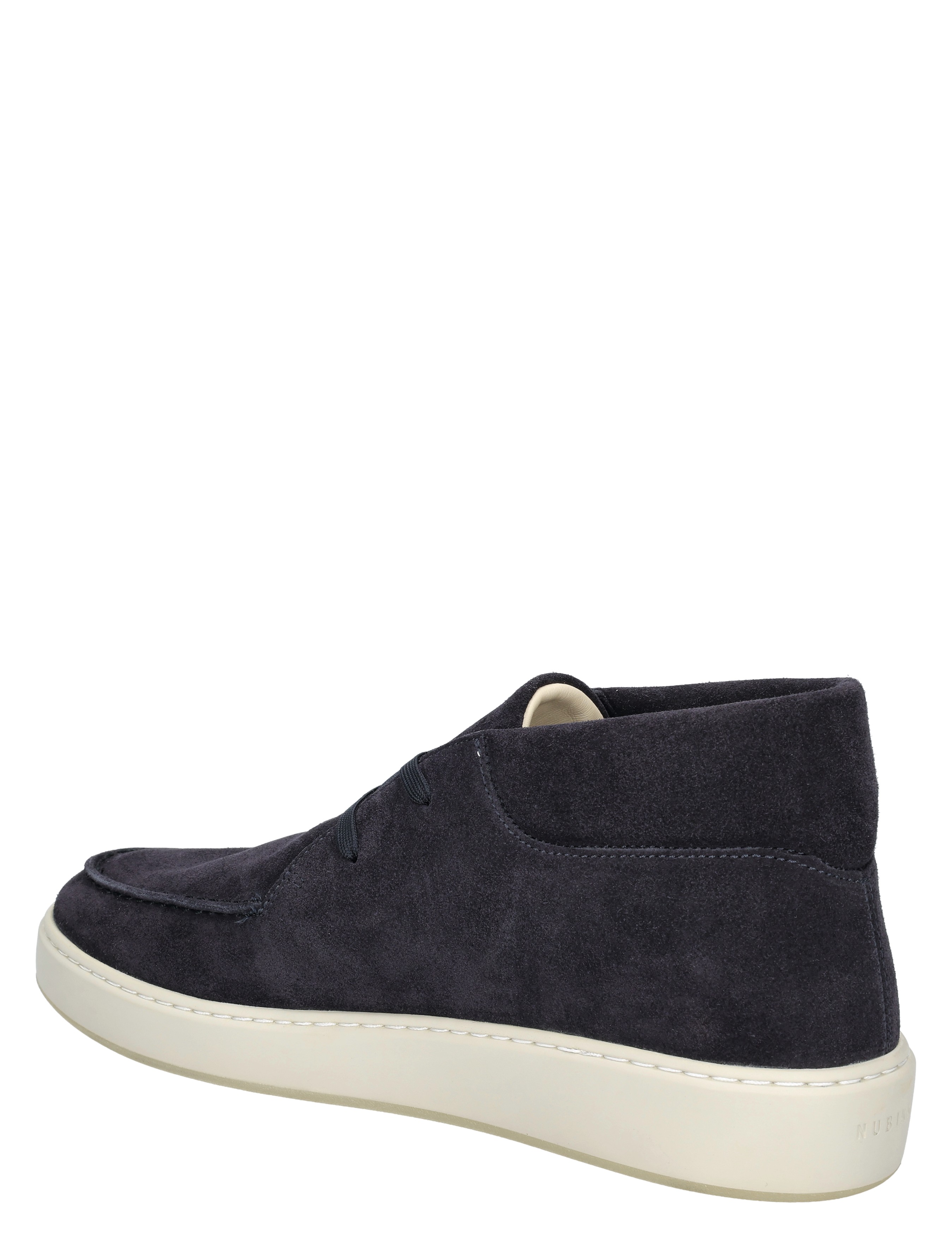 neaker, slipper, suede, donkermodel, wittezool