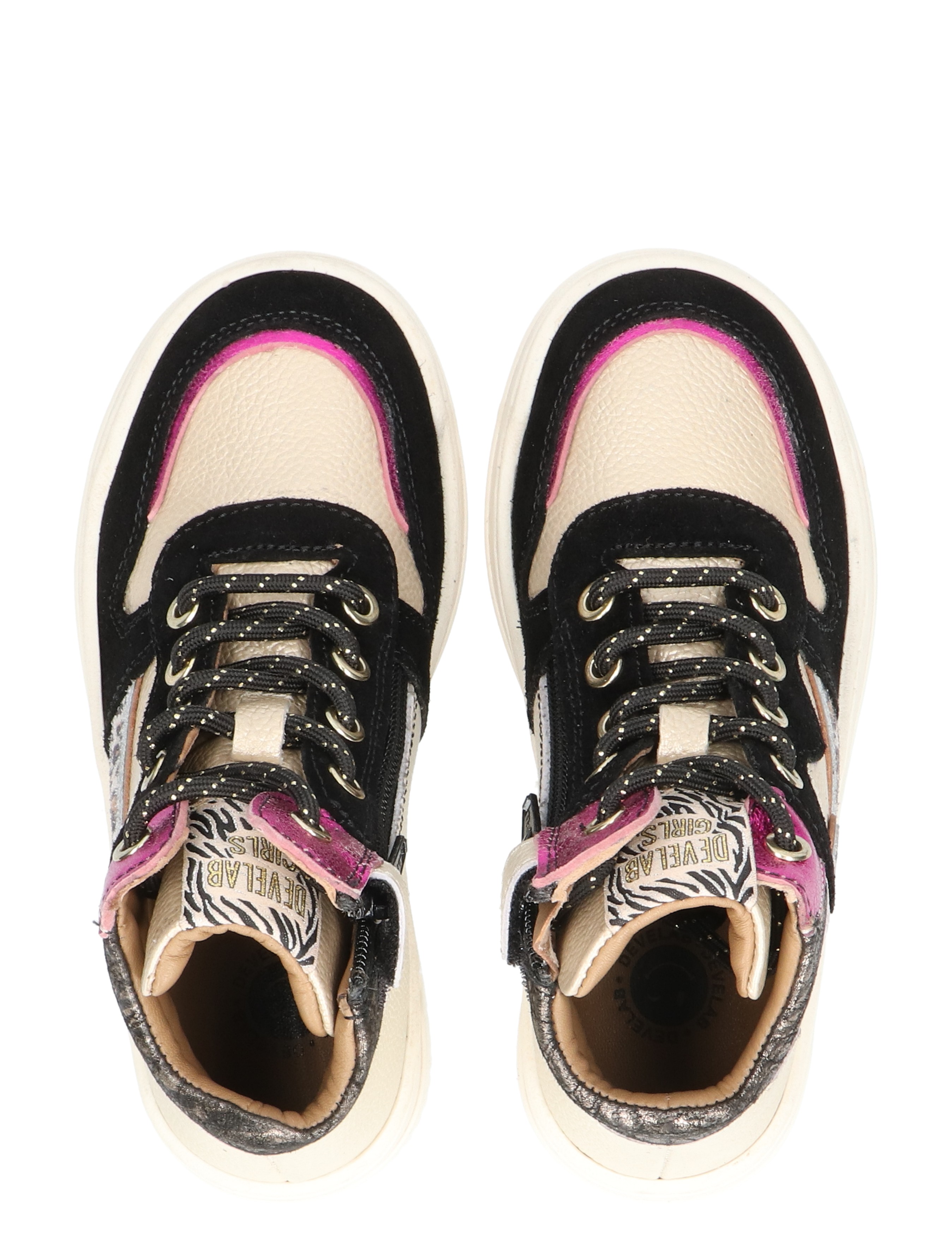 Develab - 41926 359 Gold Fantasy - Meisjes - Lage Sneakers - Sneakers - 49248_17_7