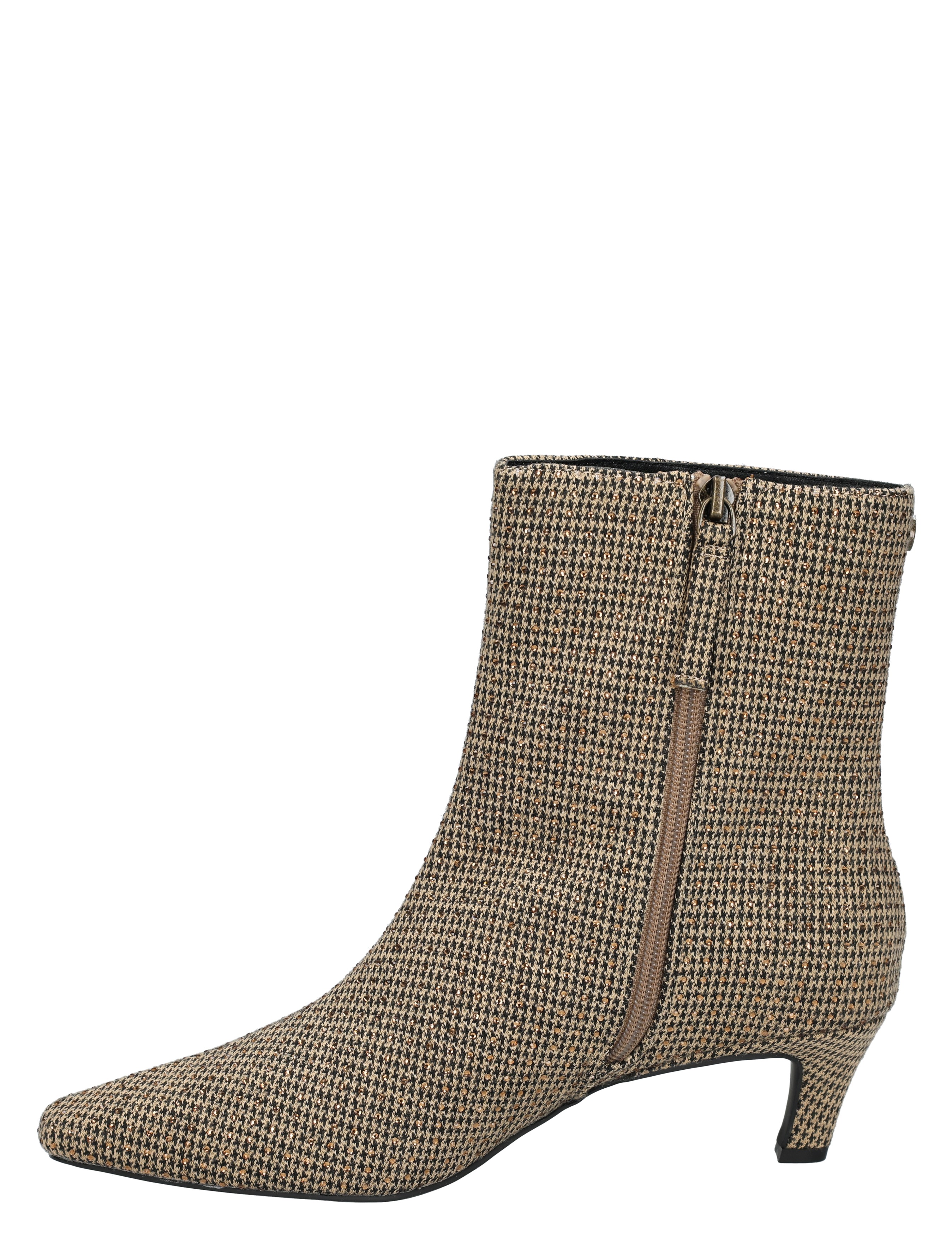 Lisa & Jo - Alara 2647596 Taupe Fabric Stones - Boots - Dames - Enkellaarsjes - 51998_53_2