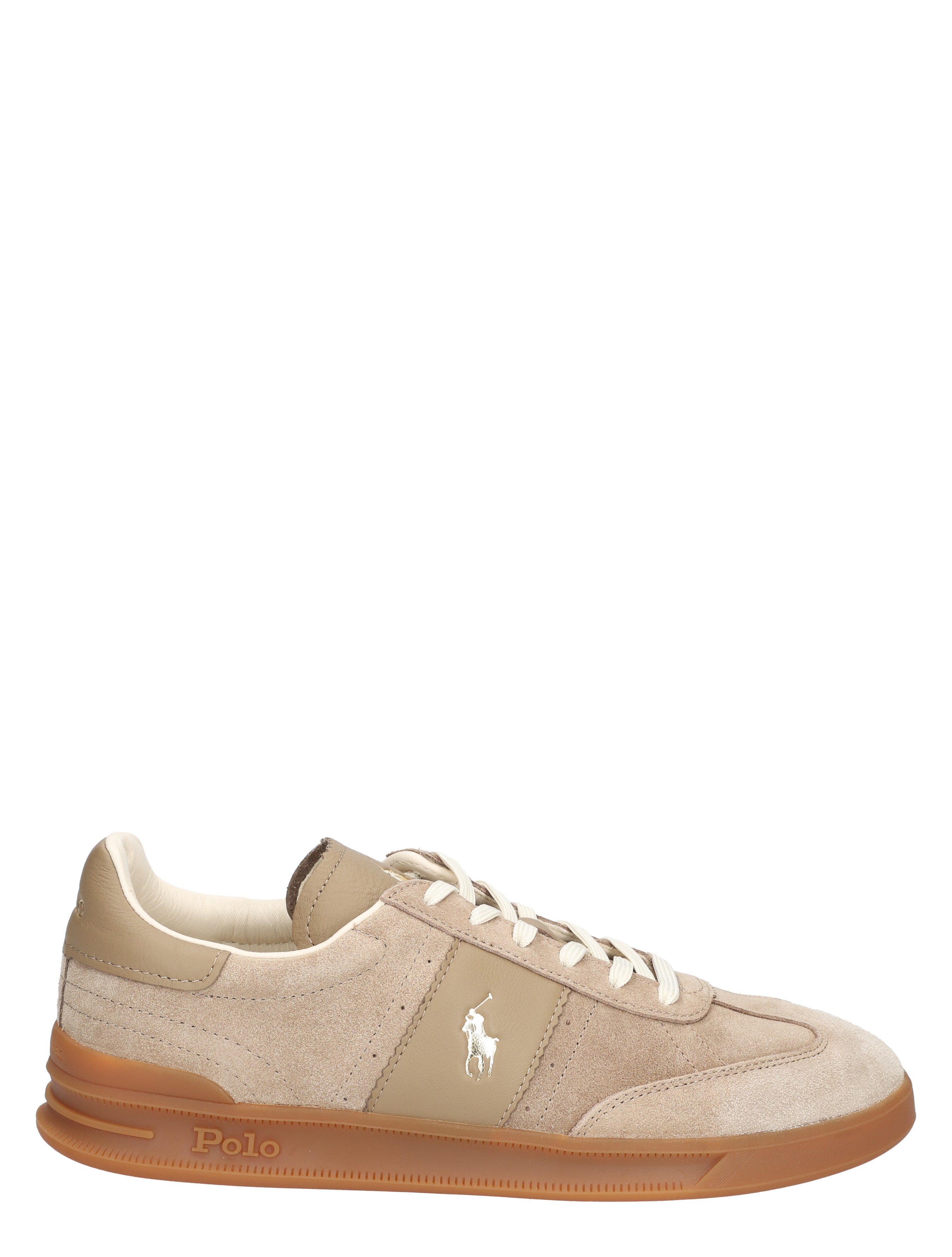 Polo Ralph Lauren - Heritage Aera Suede Sneaker 002 Dirty Buck - Heren - Lage Sneakers - Sneakers - 48414_77_1