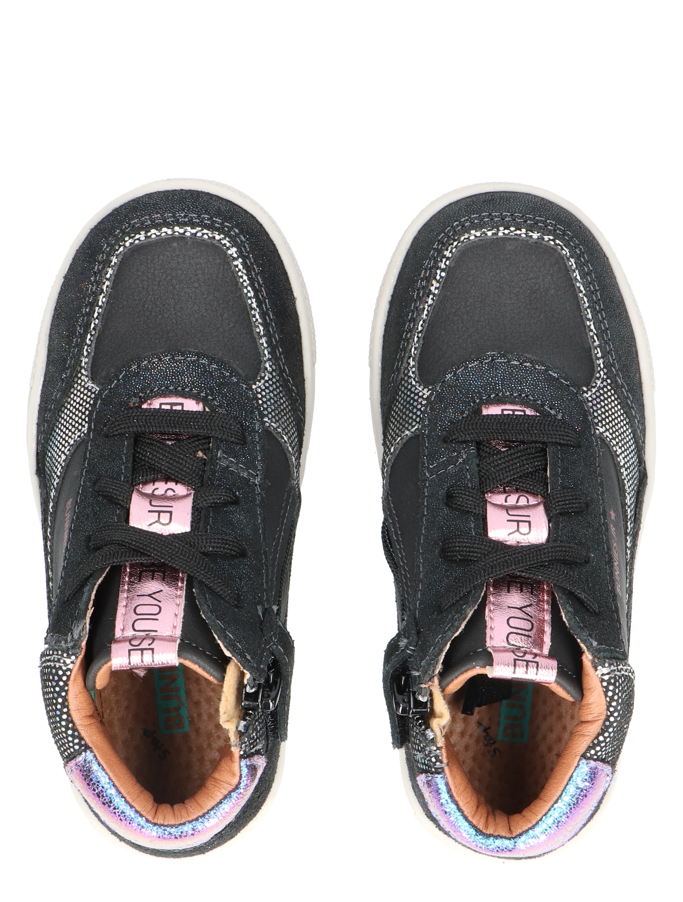 Bunnies - Lola Louw 225752 989 Black - Meisjes - Sneakers - Hoge Sneakers - 48497_11_7