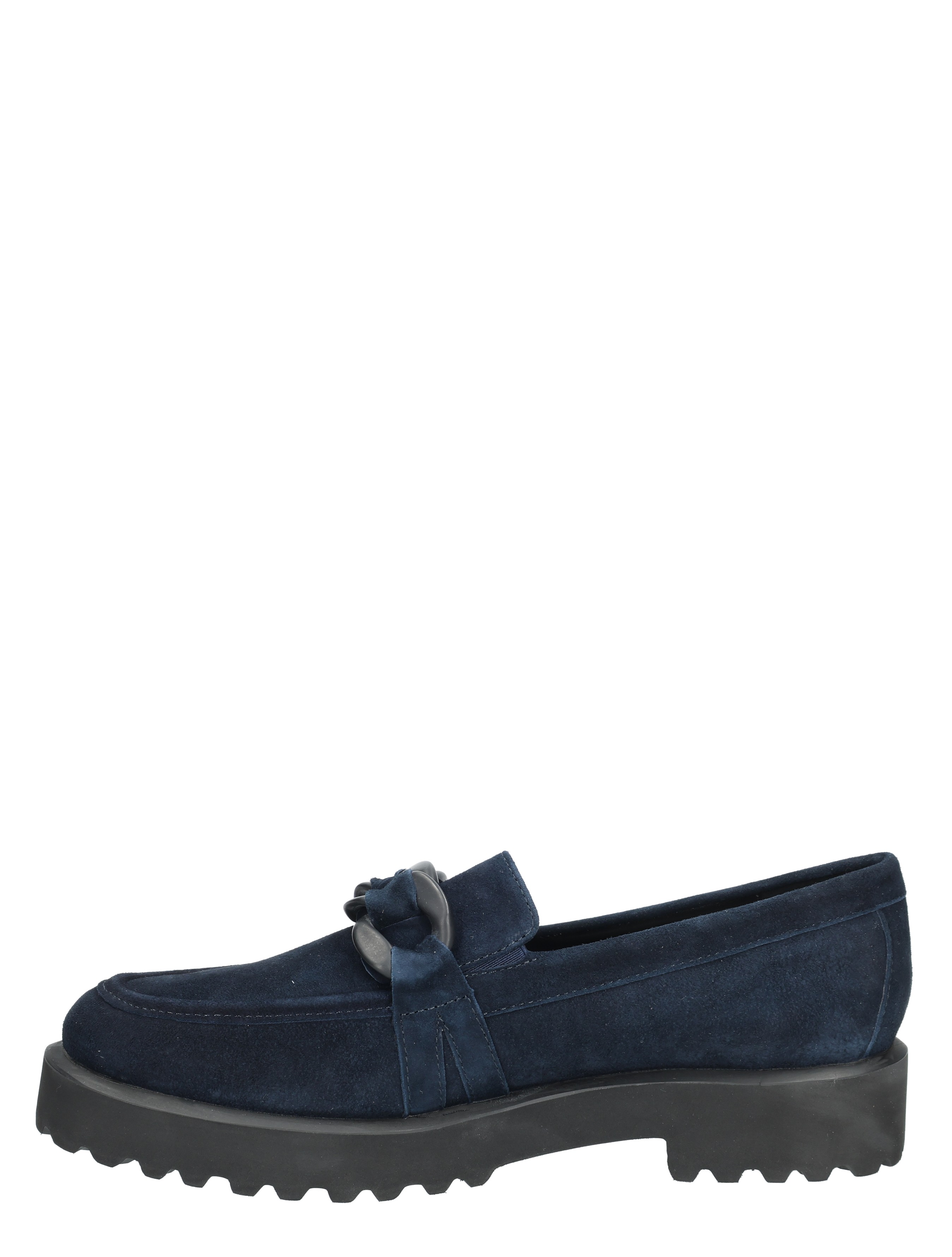 Di Lauro - Celestina Dark Blue Suede - Dames - Loafers - 49492_33_2