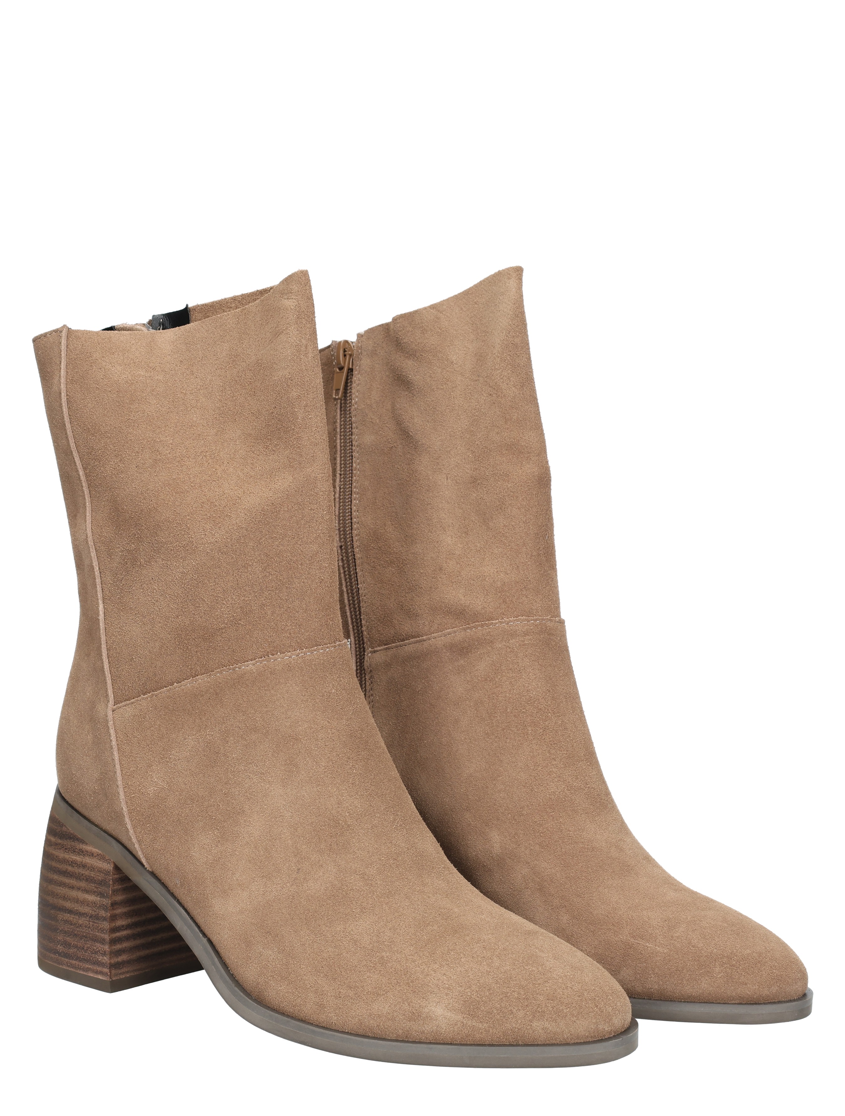 Gioia - Camilla 2545324 534 Taupe Cow Suede - Dames - Boots - Enkellaarsjes - 49466_77_5