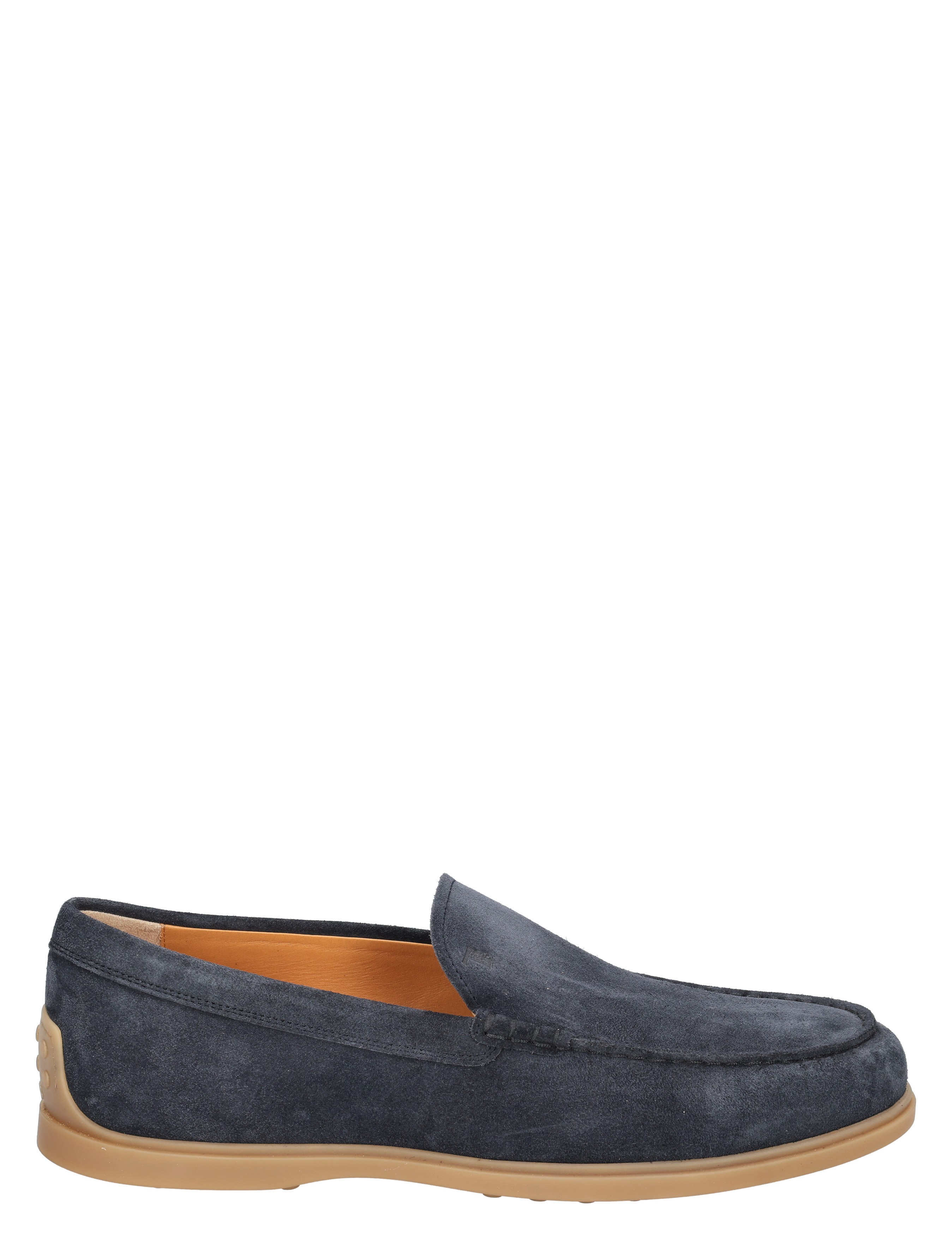 Tods - Slipper Loafer in Suede U805 Blue - Heren - Loafers - 49666_33_1