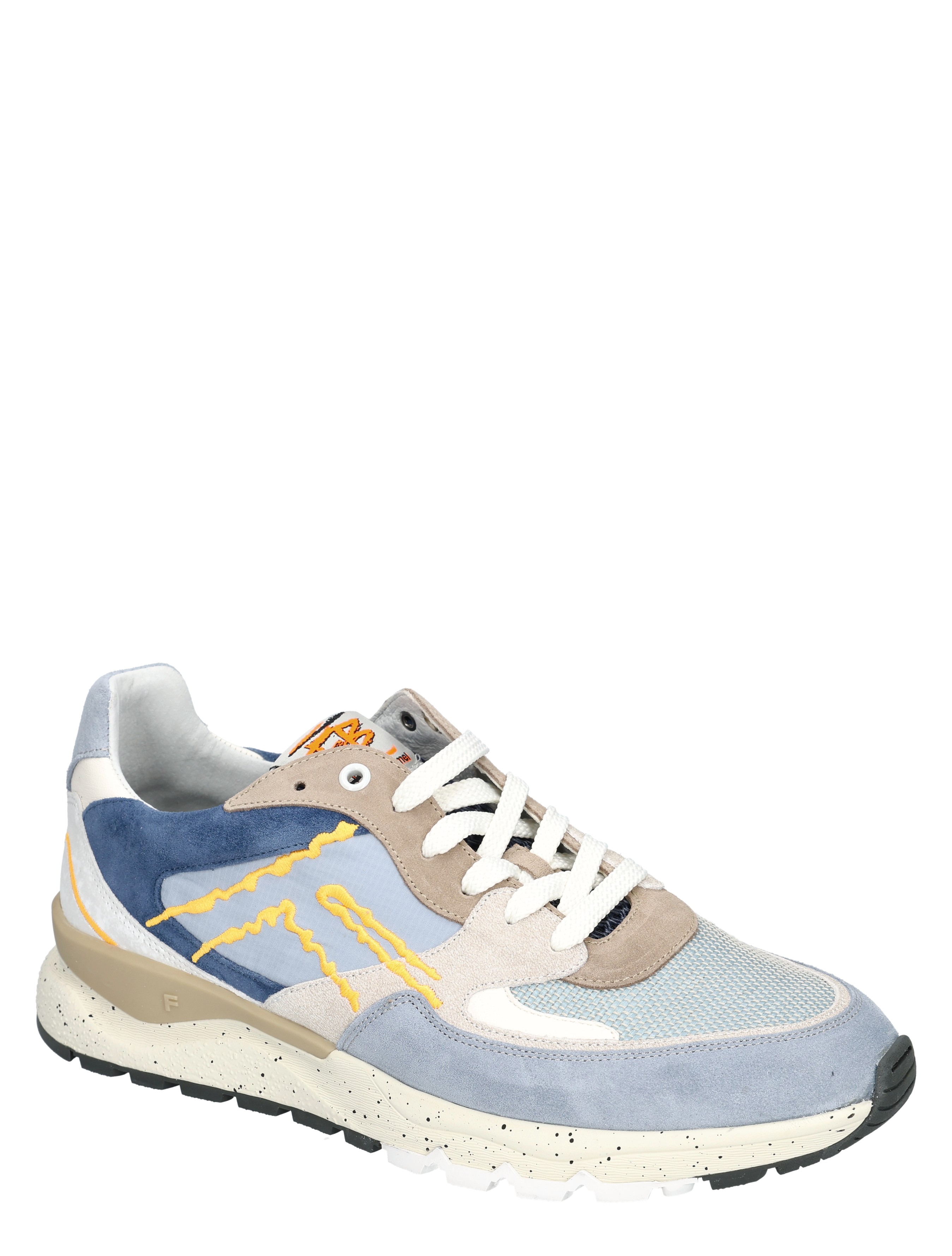 Floris van Bommel - De Treener 10243 42-02 Light Blue G+ Wijdte - Heren - Lage Sneakers - Sneakers - 50662_33_3