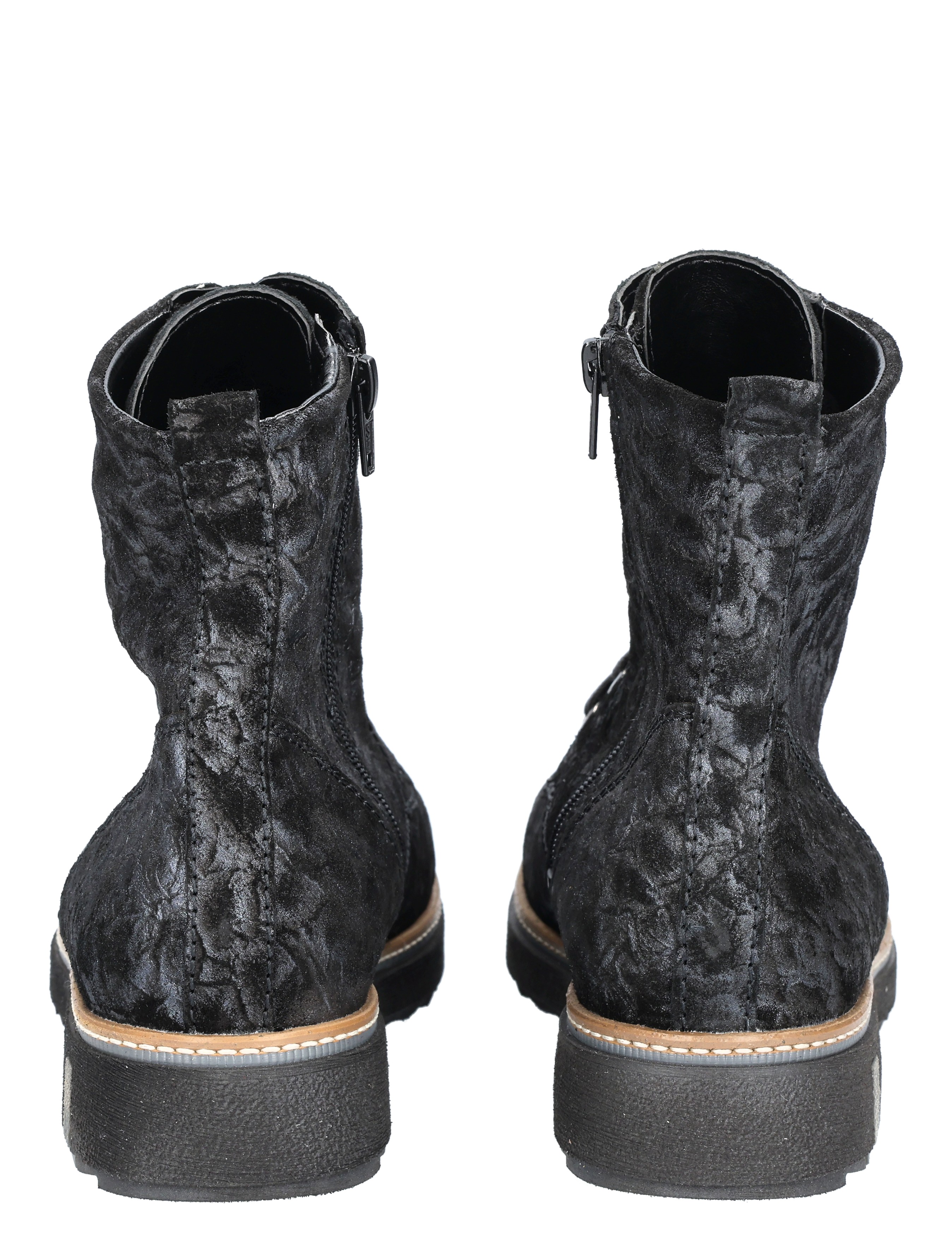 Waldlaufer - 683801 Black K-Wijdte - Dames - Boots - Veter Boots - 48872_11_6