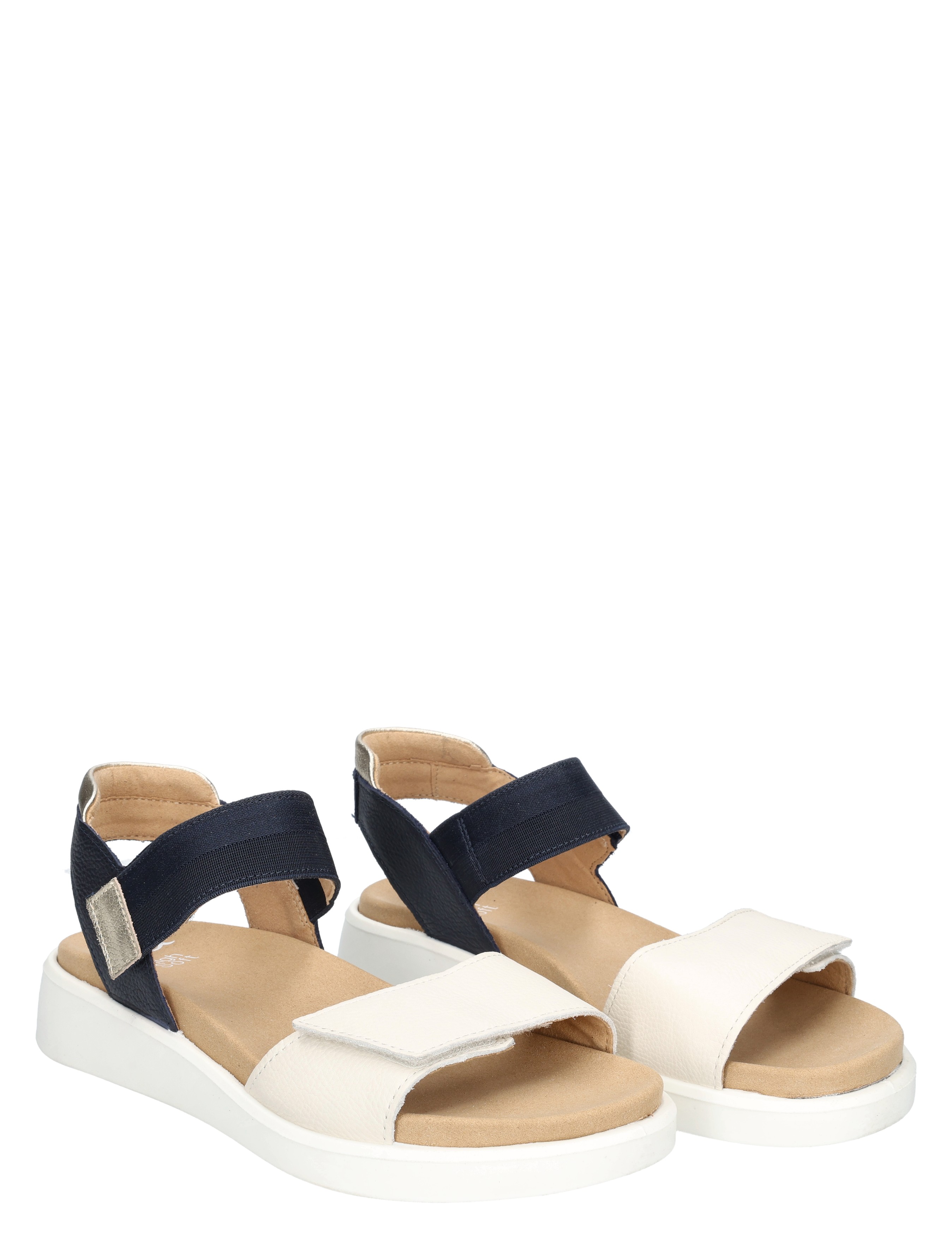 Ara - 12-21406-09 09 Cream Blue Platin - Dames - Sandalen - 50429_37_5