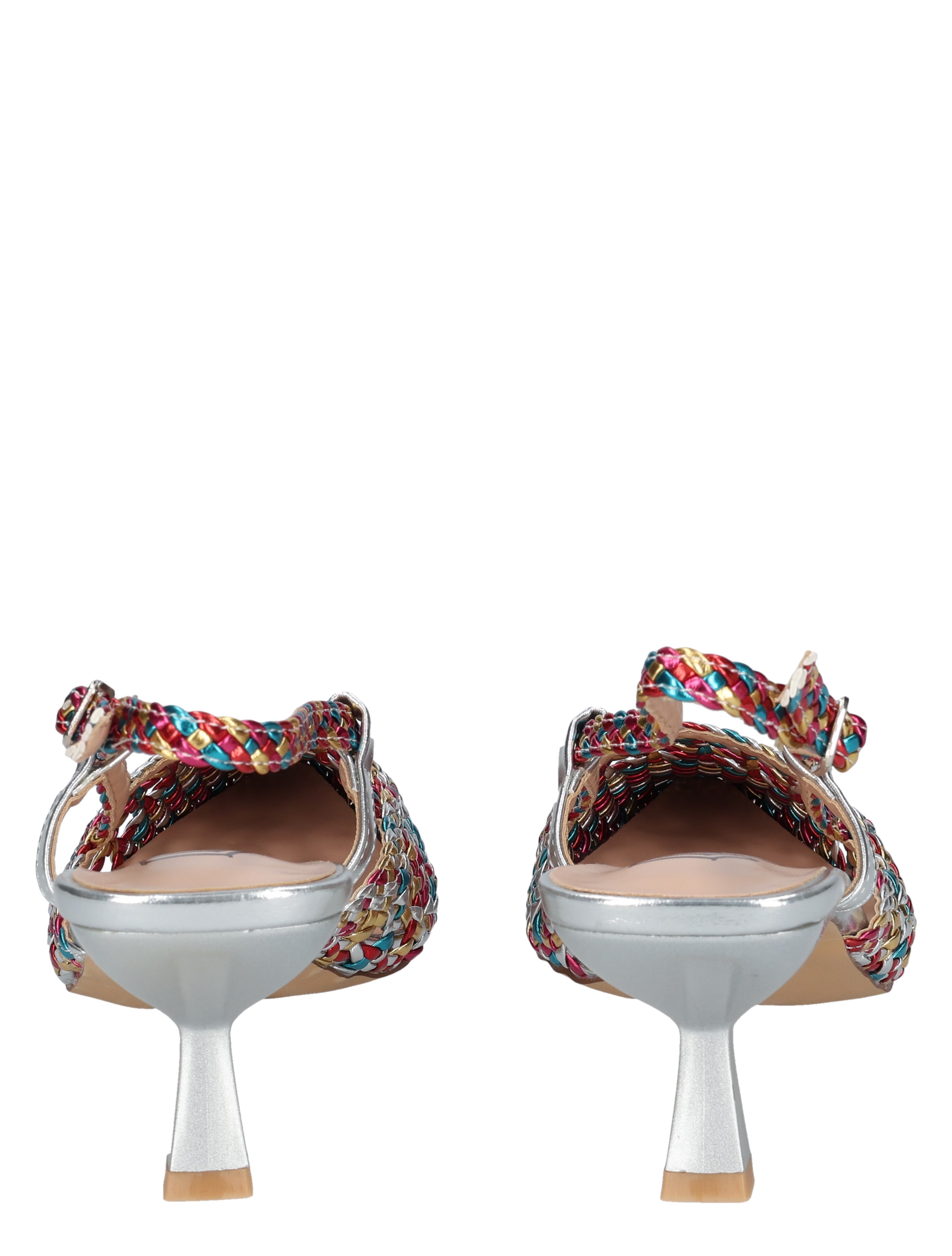 Lisa & Jo - Waqi 2616401 Green Multi - Dames - Slingbacks - 50215_59_6