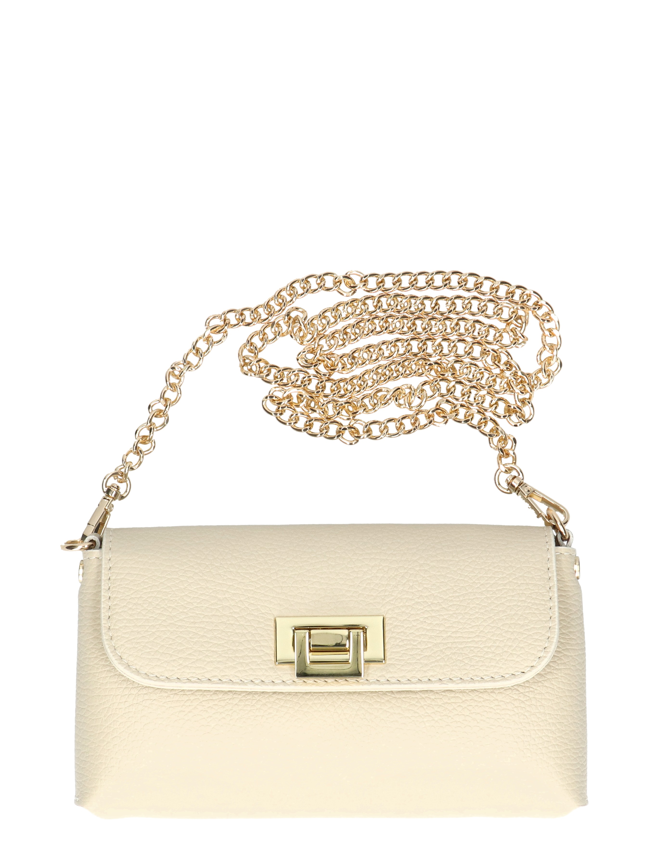 tassen, schoudertas, leren, gouden ketting, klein formaat