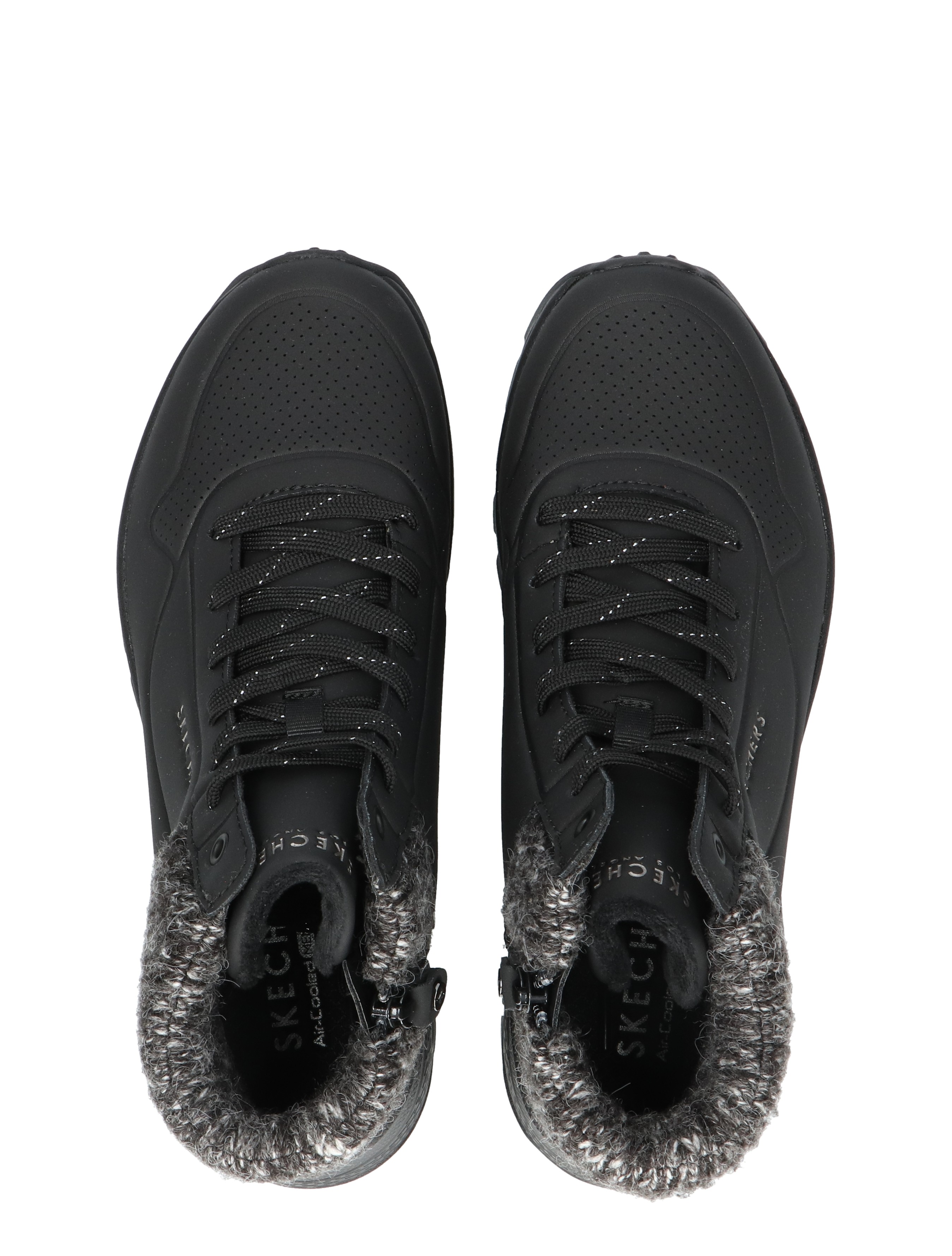 Skechers - Uno Rugged Darling Days Black - Sneakers - Dames - Hoge Sneakers - 48194_11_7