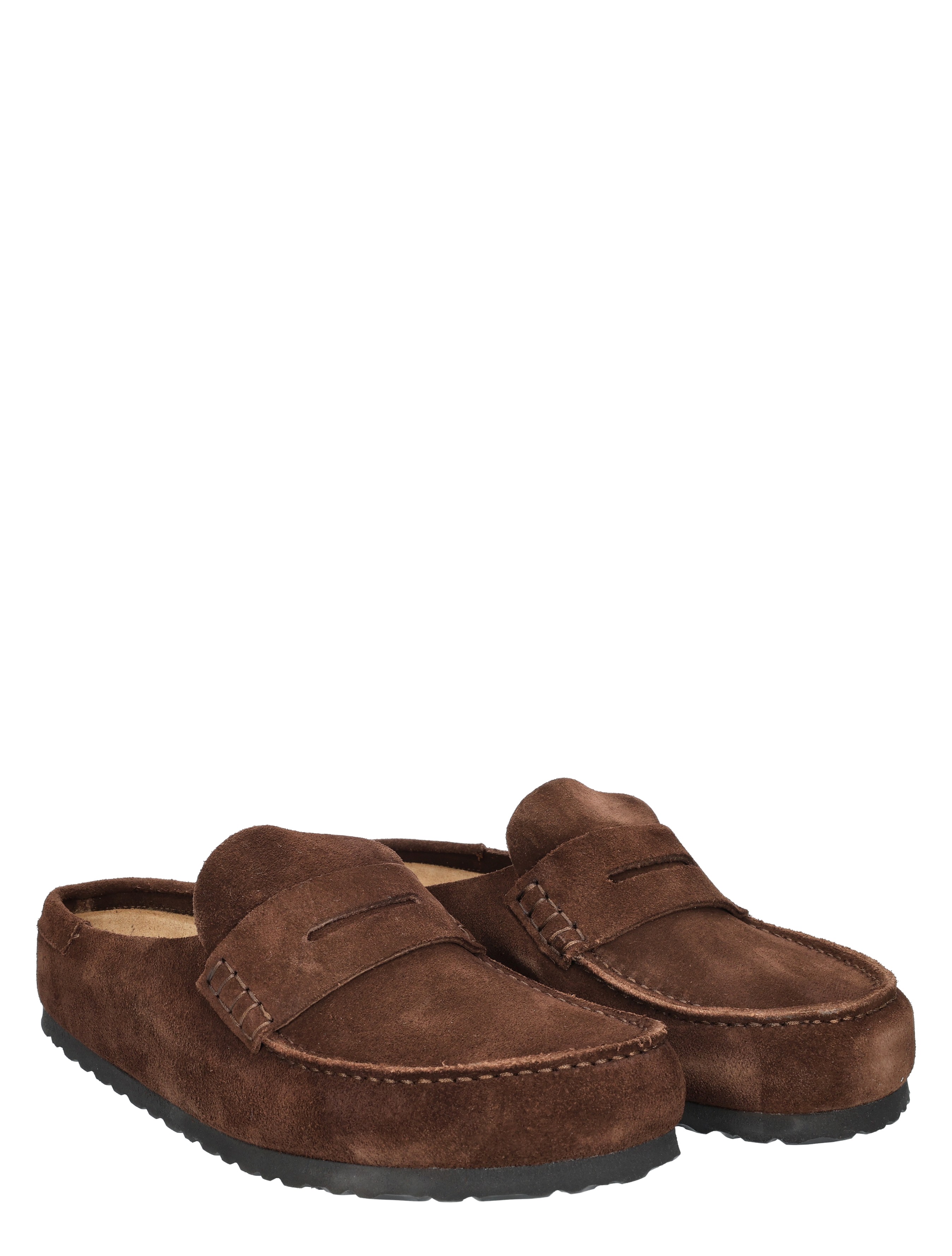 Birkenstock - Naples Wrapped Suede Suede Carafe Narrow - Heren - Loafers - 49877_22_5