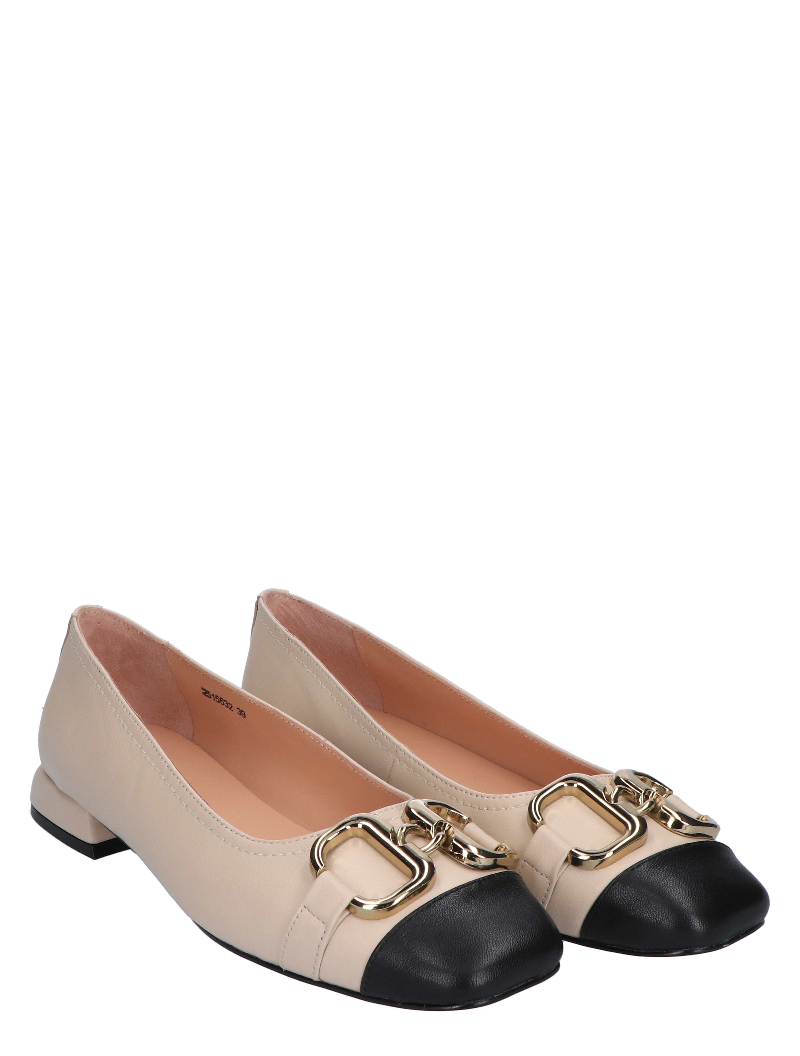 Di Lauro - Winola Light Beige Black - Dames - Ballerinas - 47632_71_5