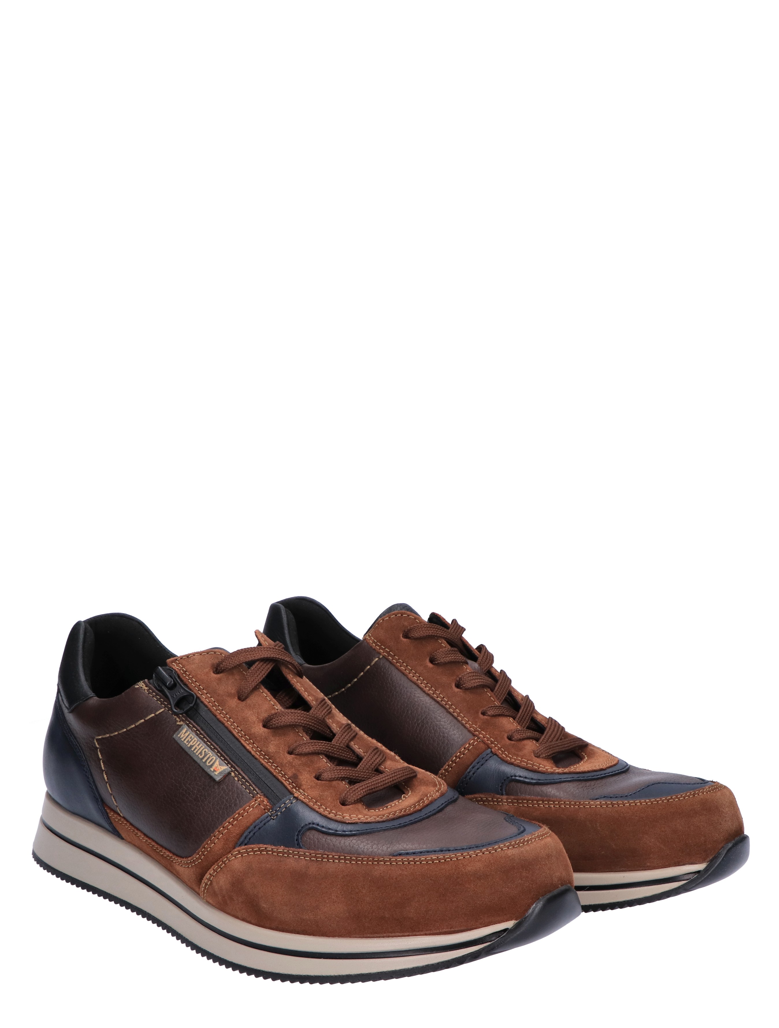 Mephisto - Gilford 3658 Brown - Heren - Veterschoenen - Casual Veterschoenen - 46009_22_5