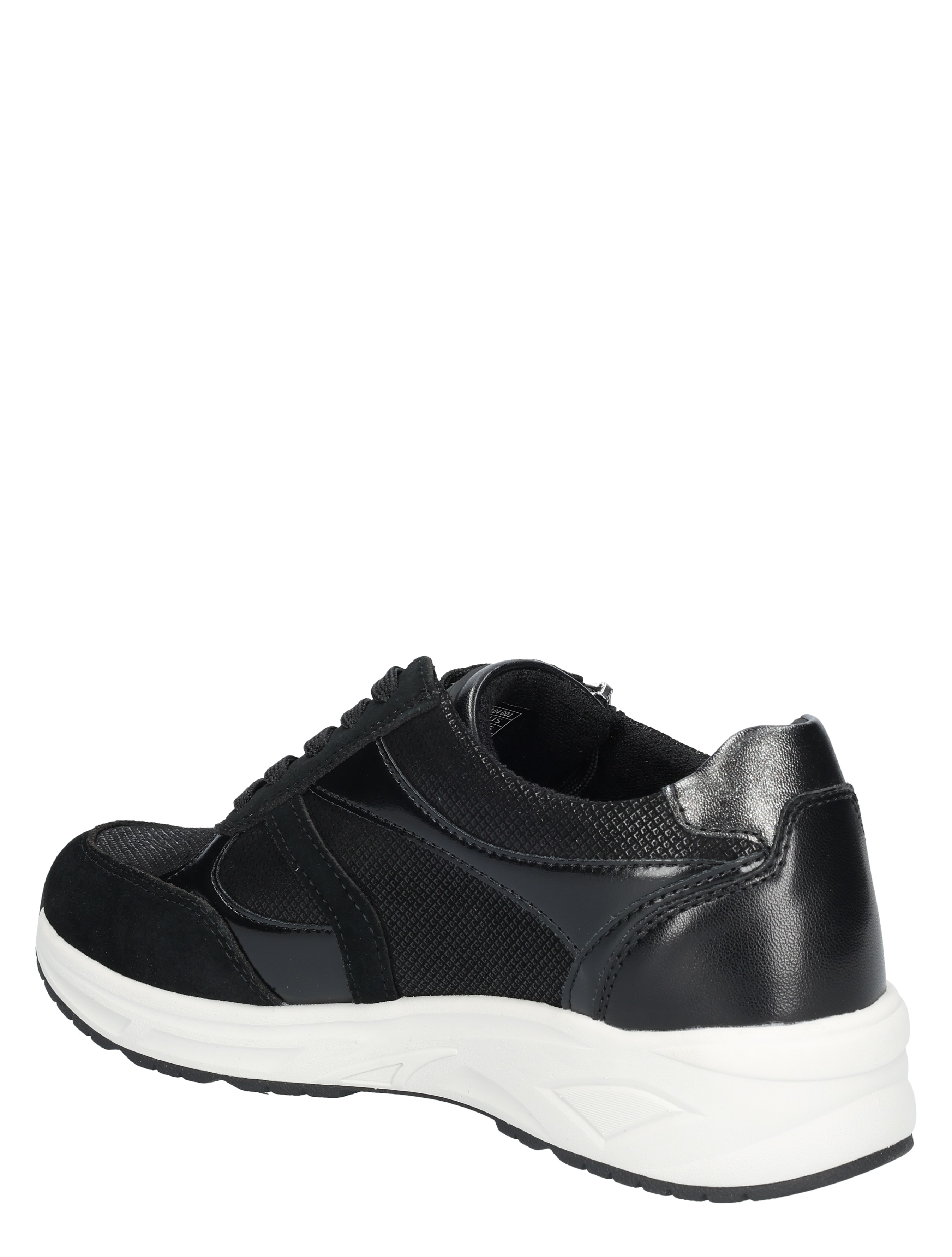 Waldlaufer - 703002 104 001 Black H-Wijdte - Dames - Veterschoenen - Casual Veterschoenen - 48868_11_4