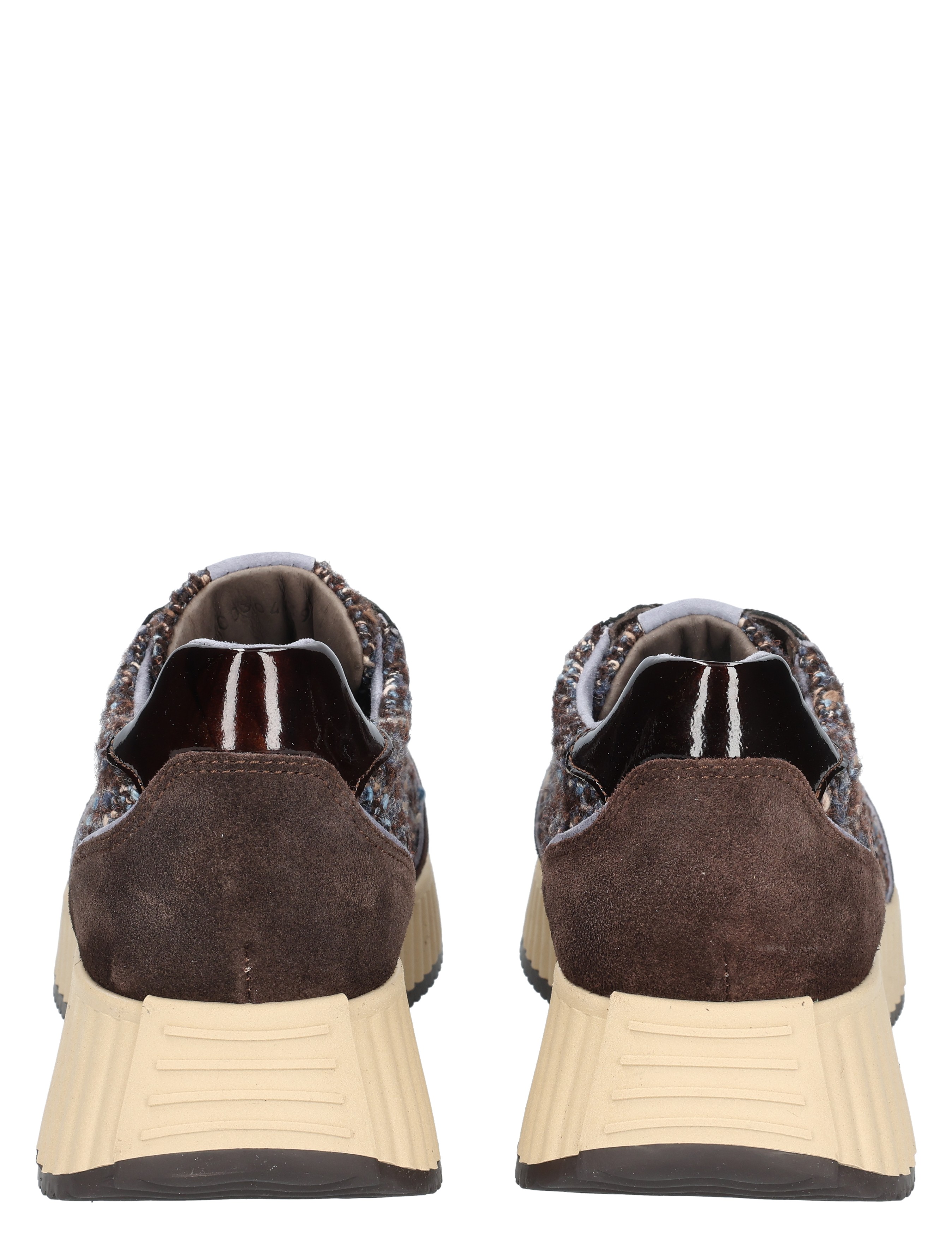 Softwaves - 8.95.21 009 Fondente Brown - Dames - Veterschoenen - Casual Veterschoenen - 48881_22_6