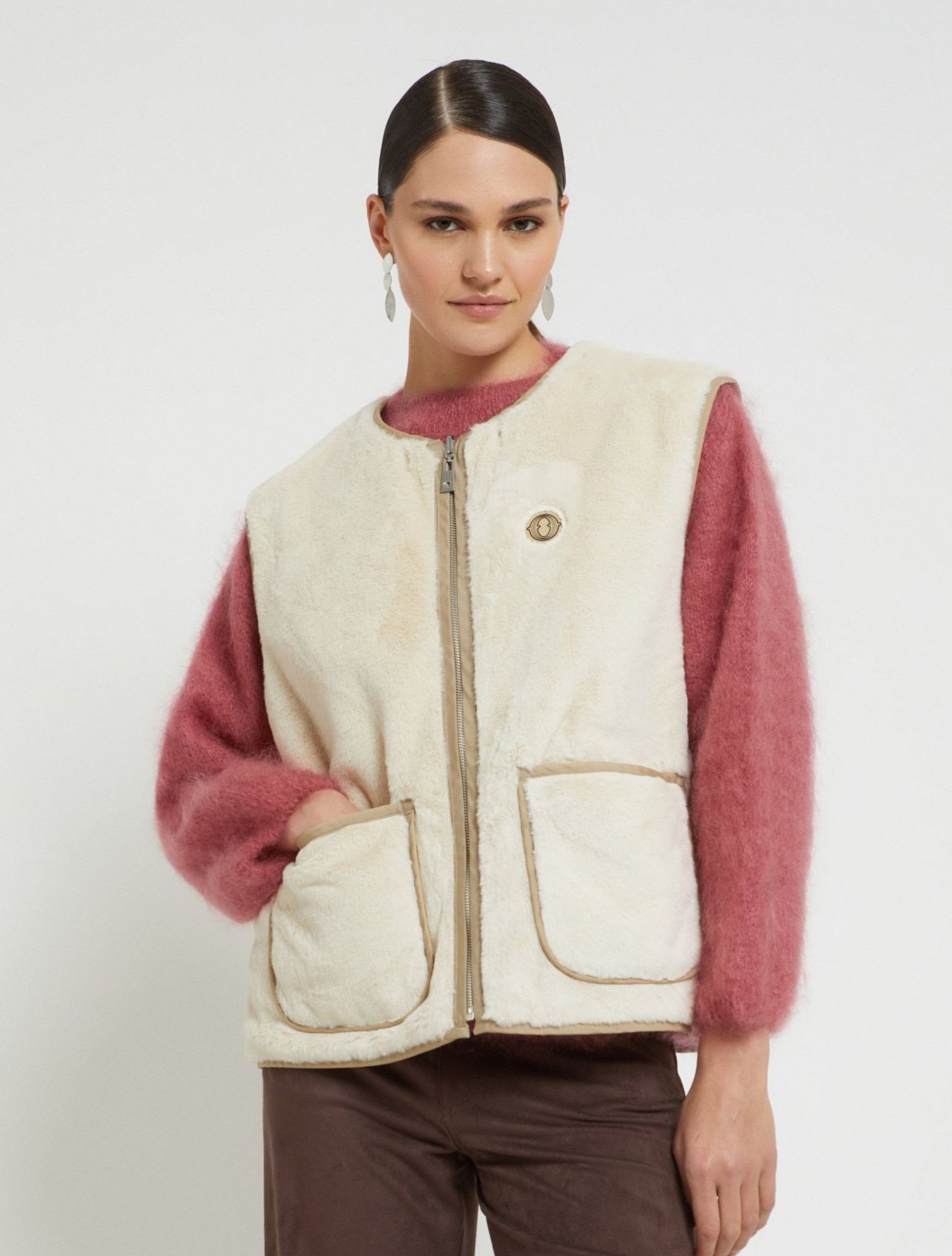 OttodAme - OG6143 Ecru - Dames - Jassen en Jacks - 48310_77_3