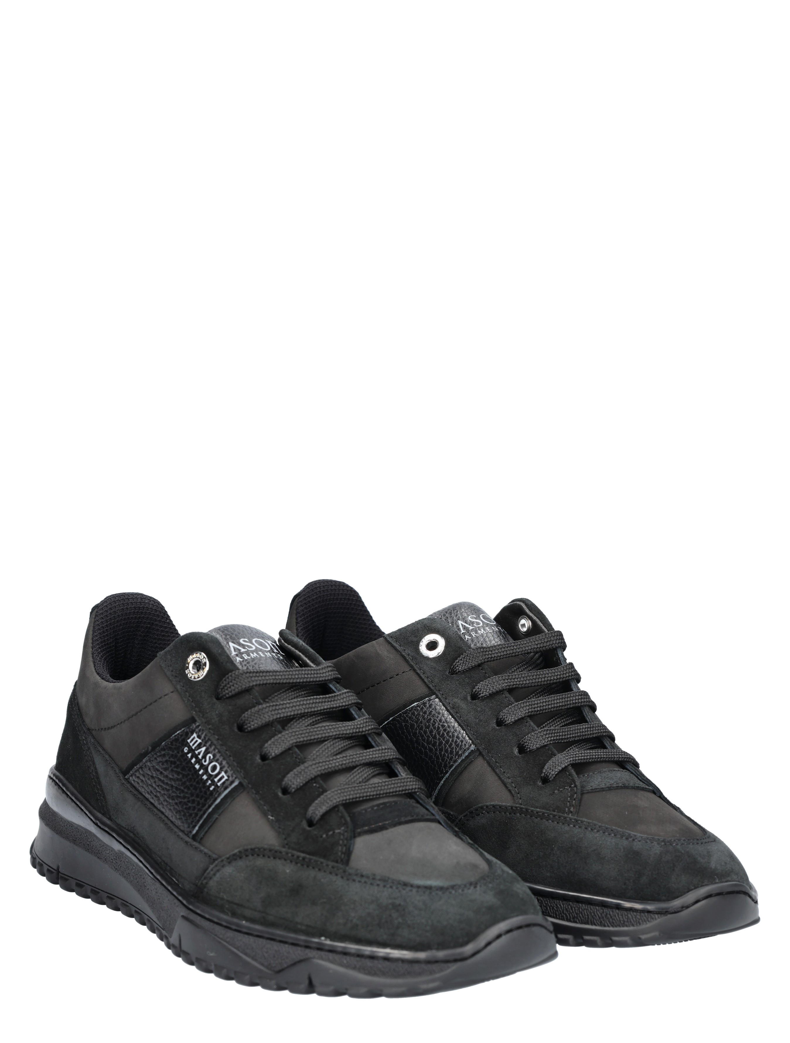 Mason Garments - Tia Runner MG51-35A1 Black Out - Heren - Lage Sneakers - Sneakers - 48430_11_5