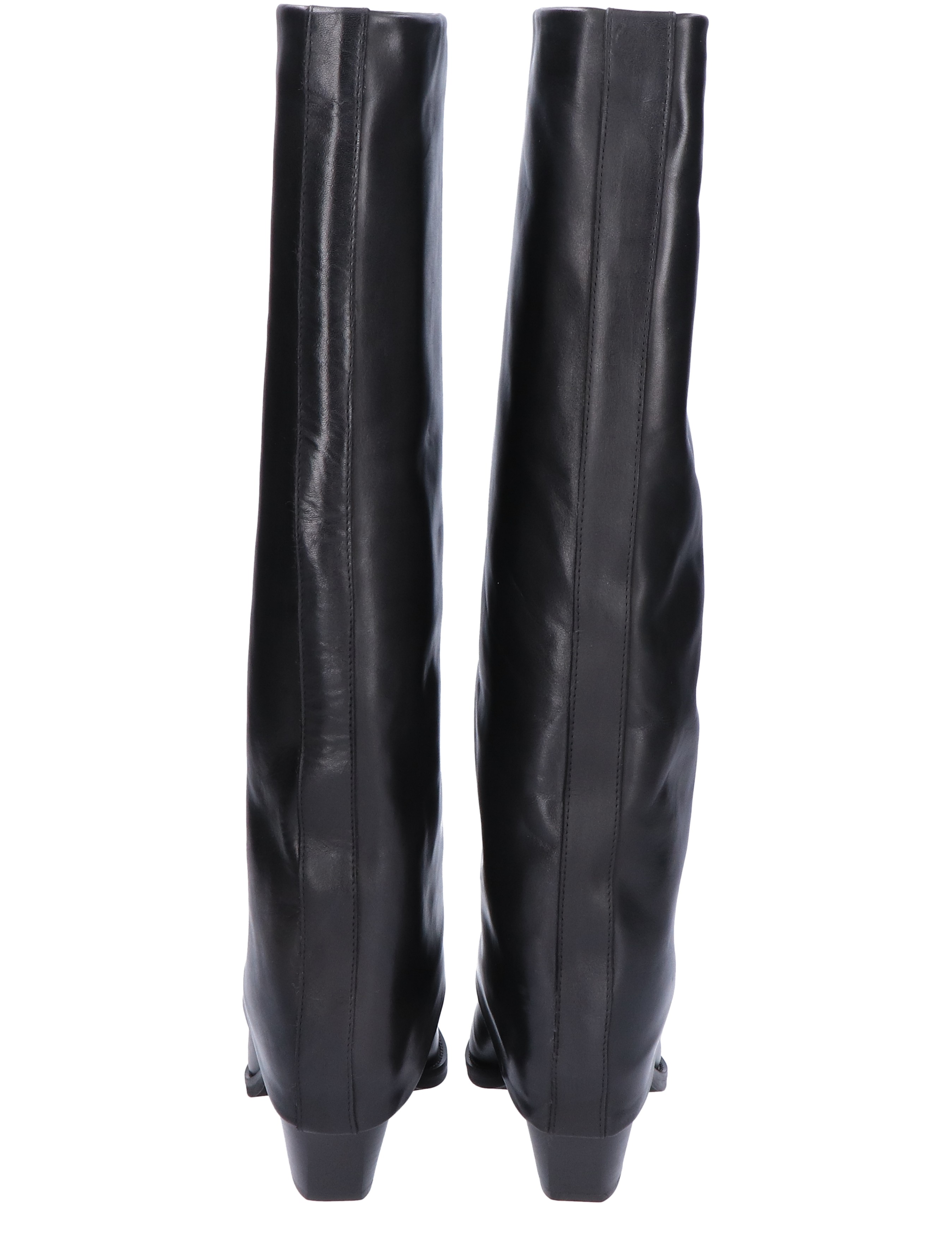 Julie Dee - MS017 Black - Dames - Boots - Lange Laarzen - 46185_11_6