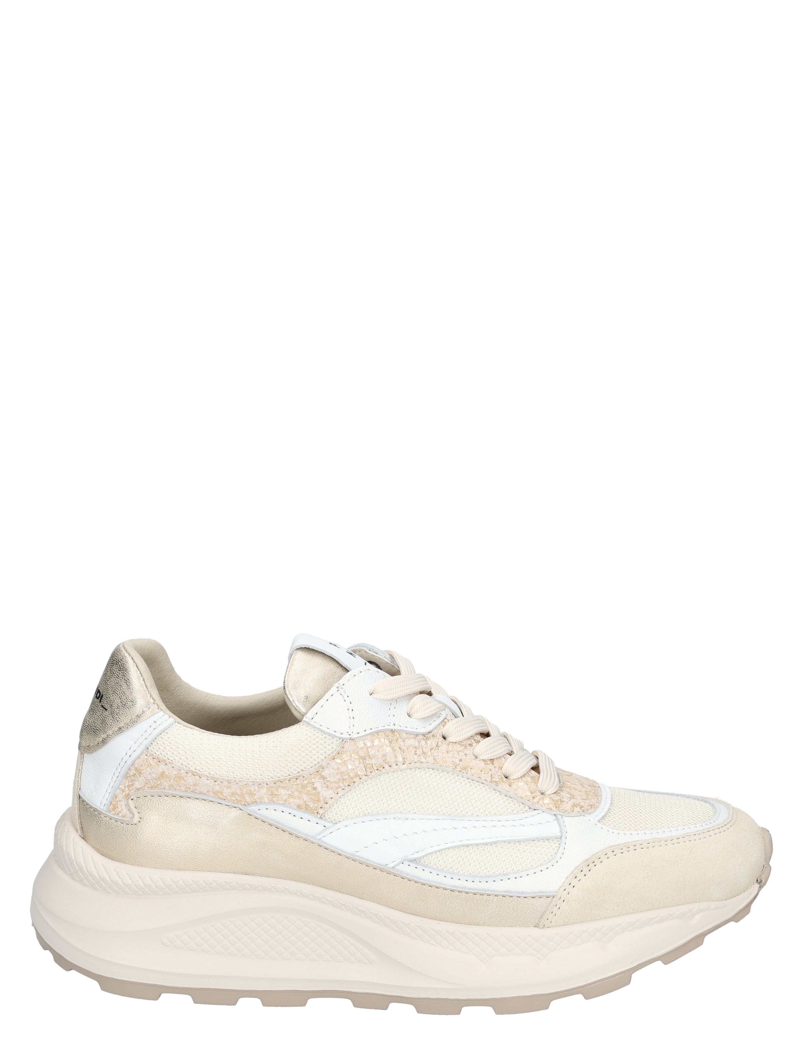 Piedi Nudi - West 01.06 Pearl White - Dames - Veterschoenen - Casual Veterschoenen - 50525_88_1