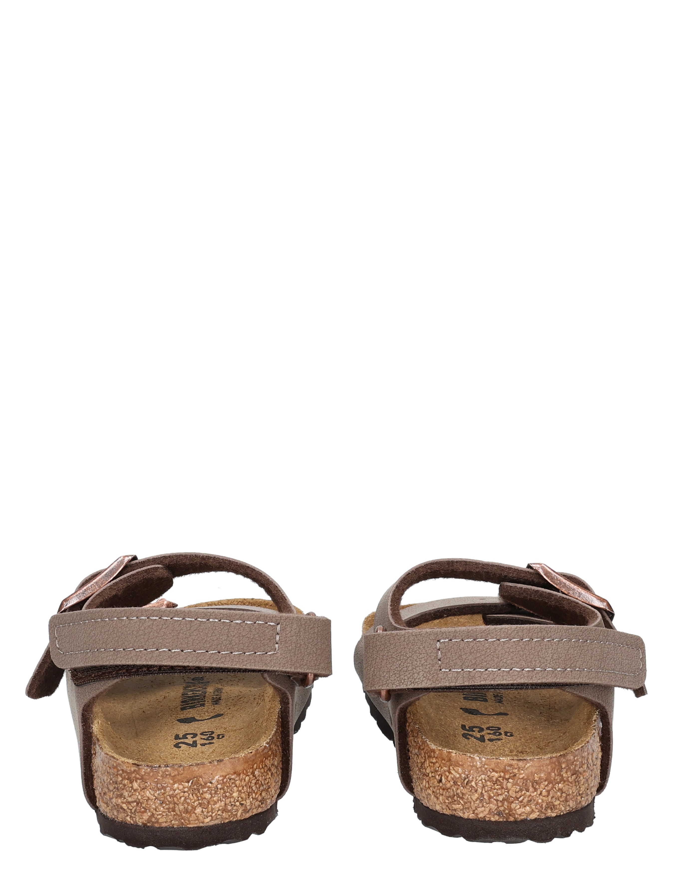 sandalen, bruin, riemen, kurkzool, gesloten hiel?