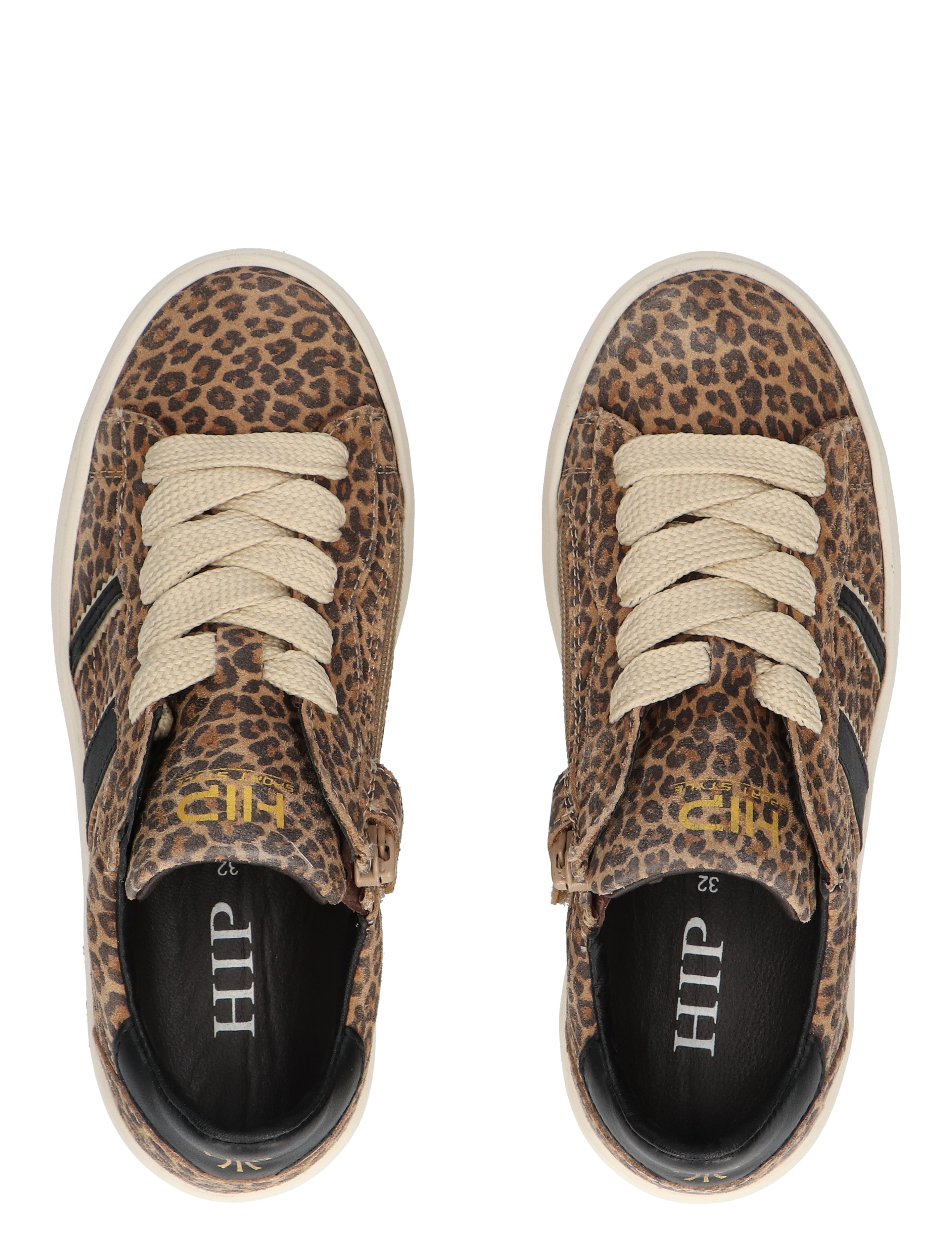 Hip - H1102 Brown - Meisjes - Lage Sneakers - Sneakers - 49273_22_7