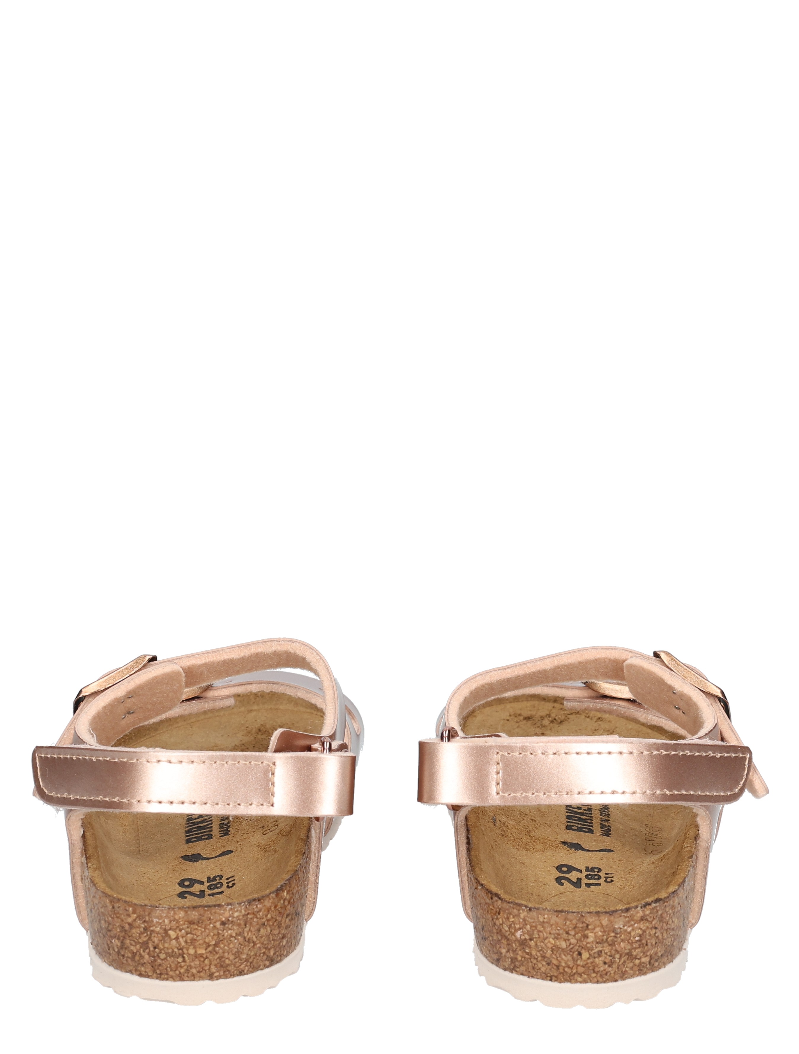 Birkenstock - Rio Kids Birko Flor Metallic Copper Narrow - Meisjes - Sandalen - 50691_48_6
